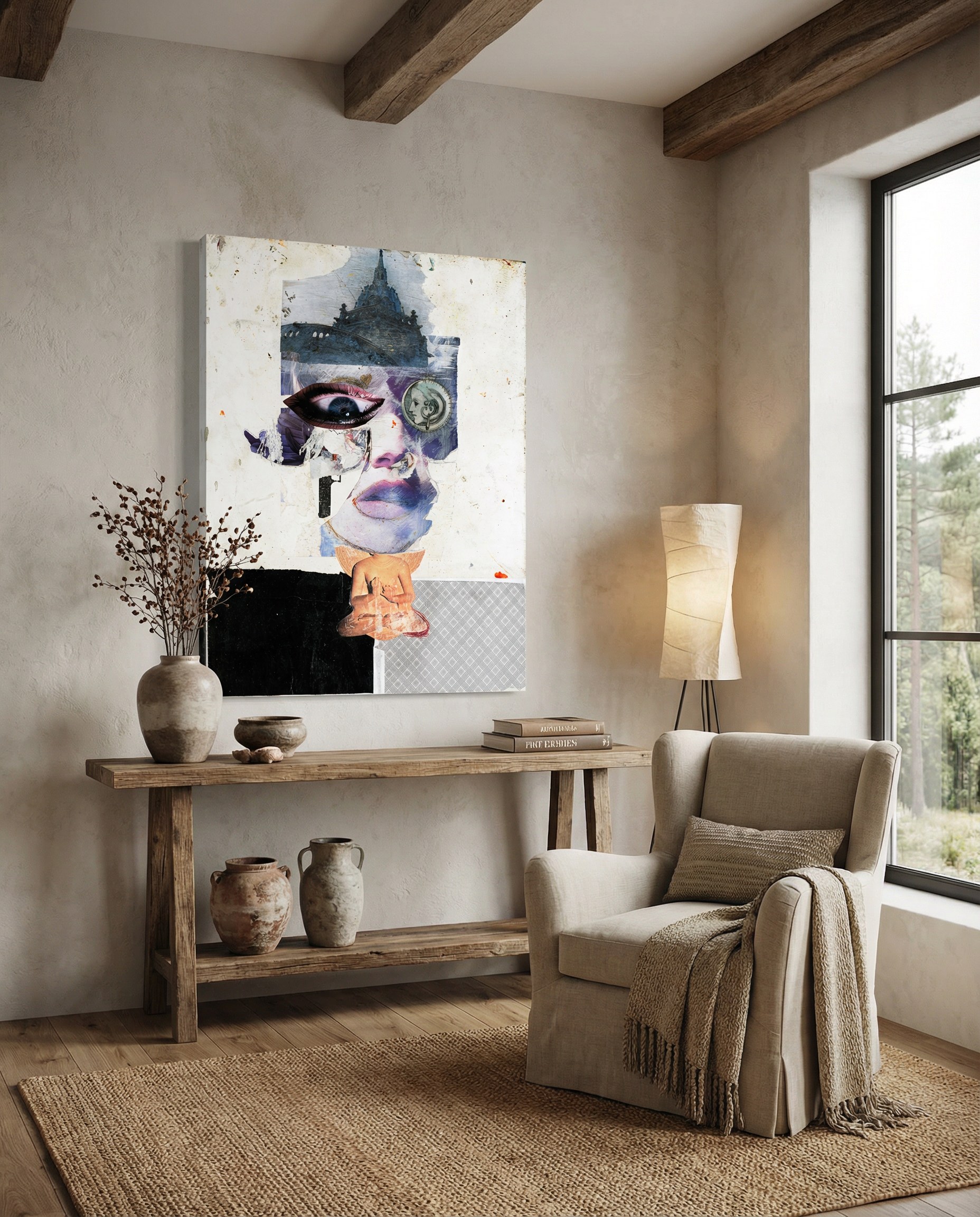 World Traveler by Michel Keck installed in a real interior