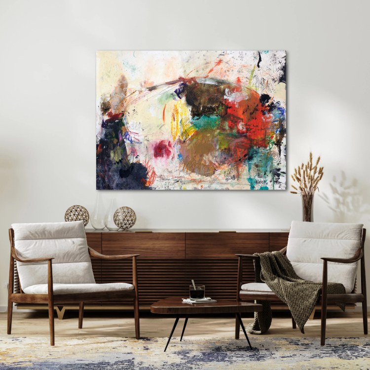 Thinking Out Loud by Michel Keck installed in a real interior