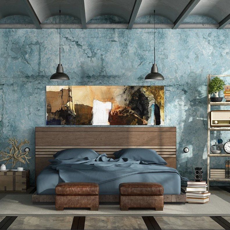 I (From Views of the City Collection) by Michel Keck installed in a real interior