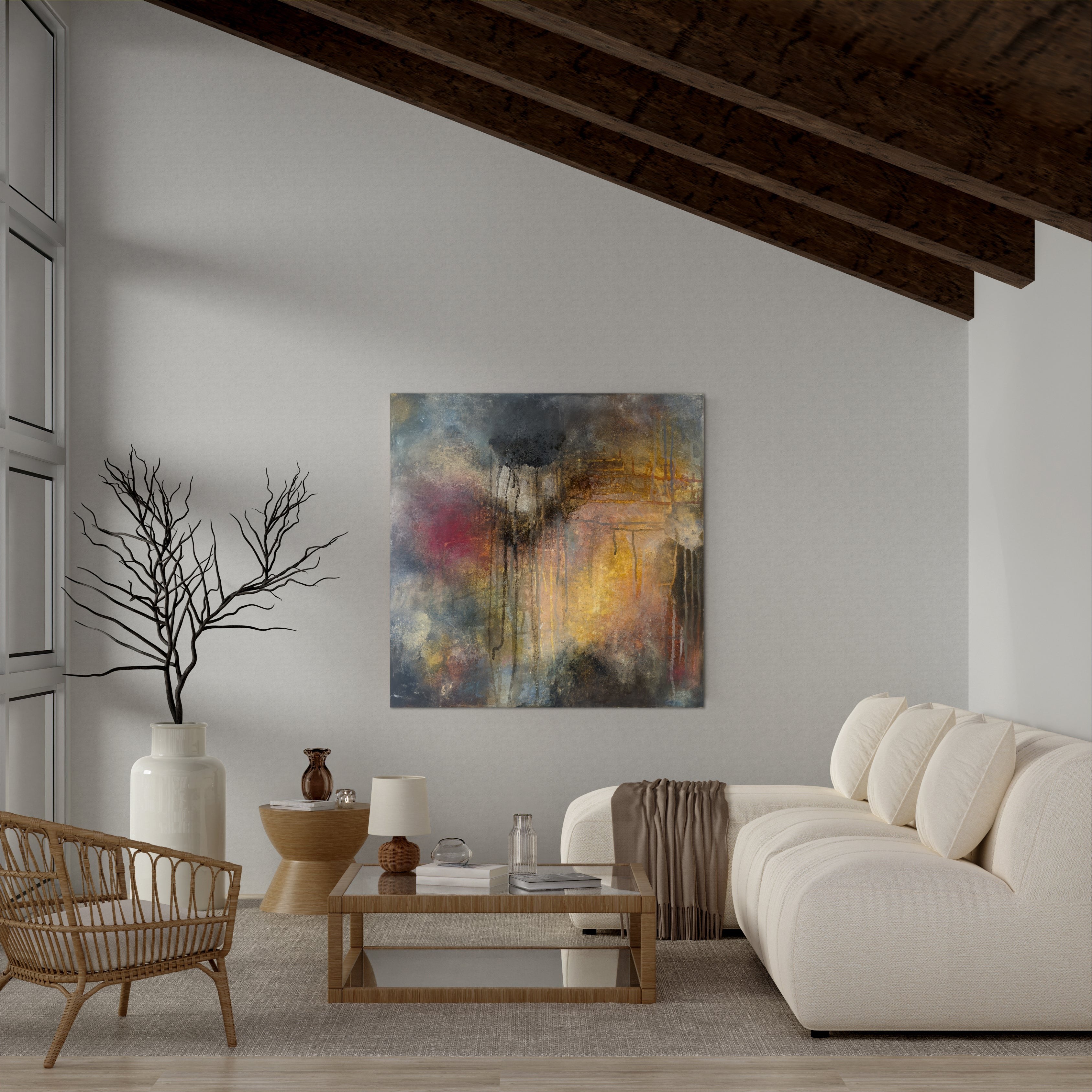 YOU CAN COUNT ON THAT by Michel Keck installed in a real interior
