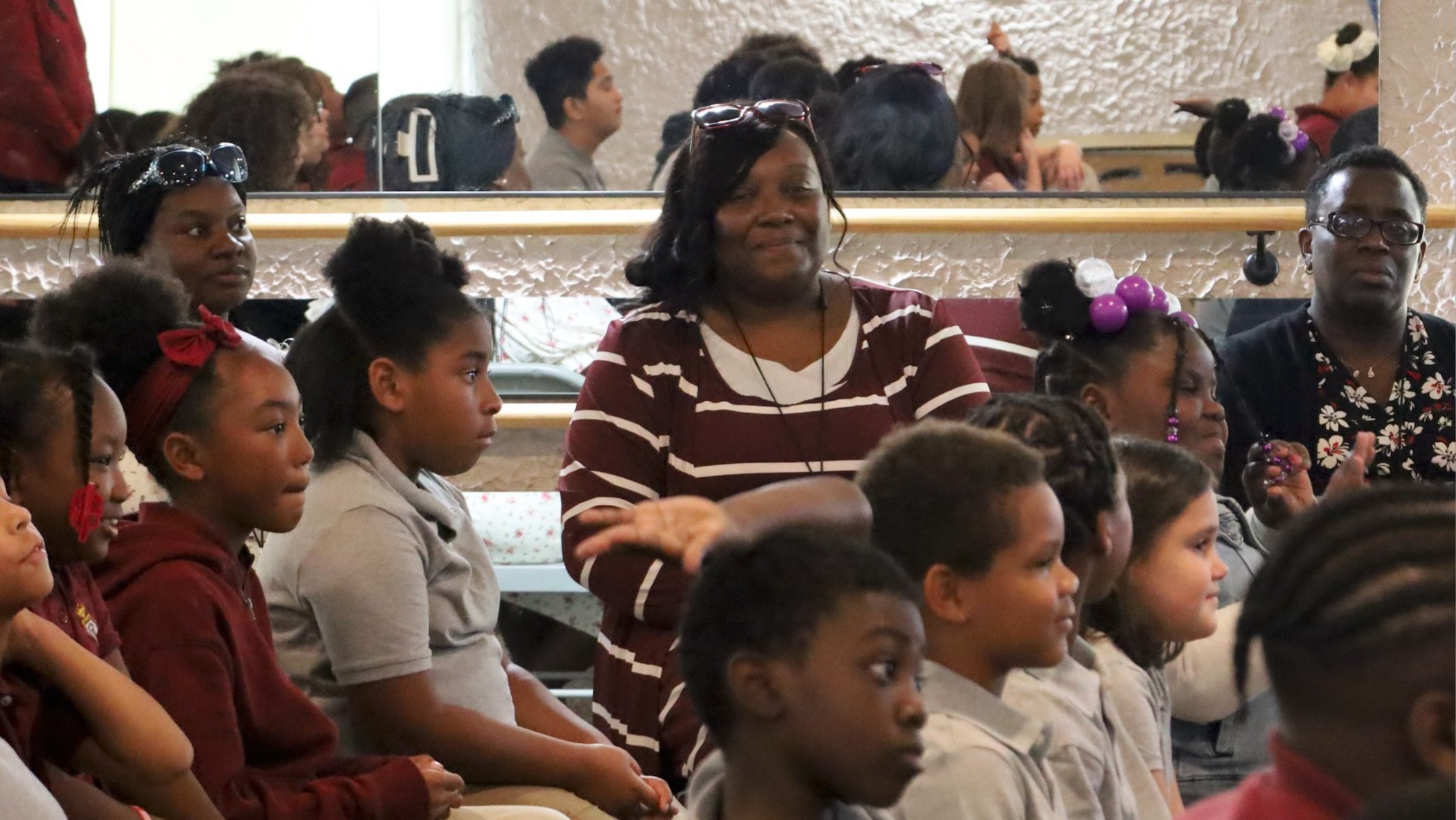 J.W. Reed Christian Academy students and families gathered for a school activity