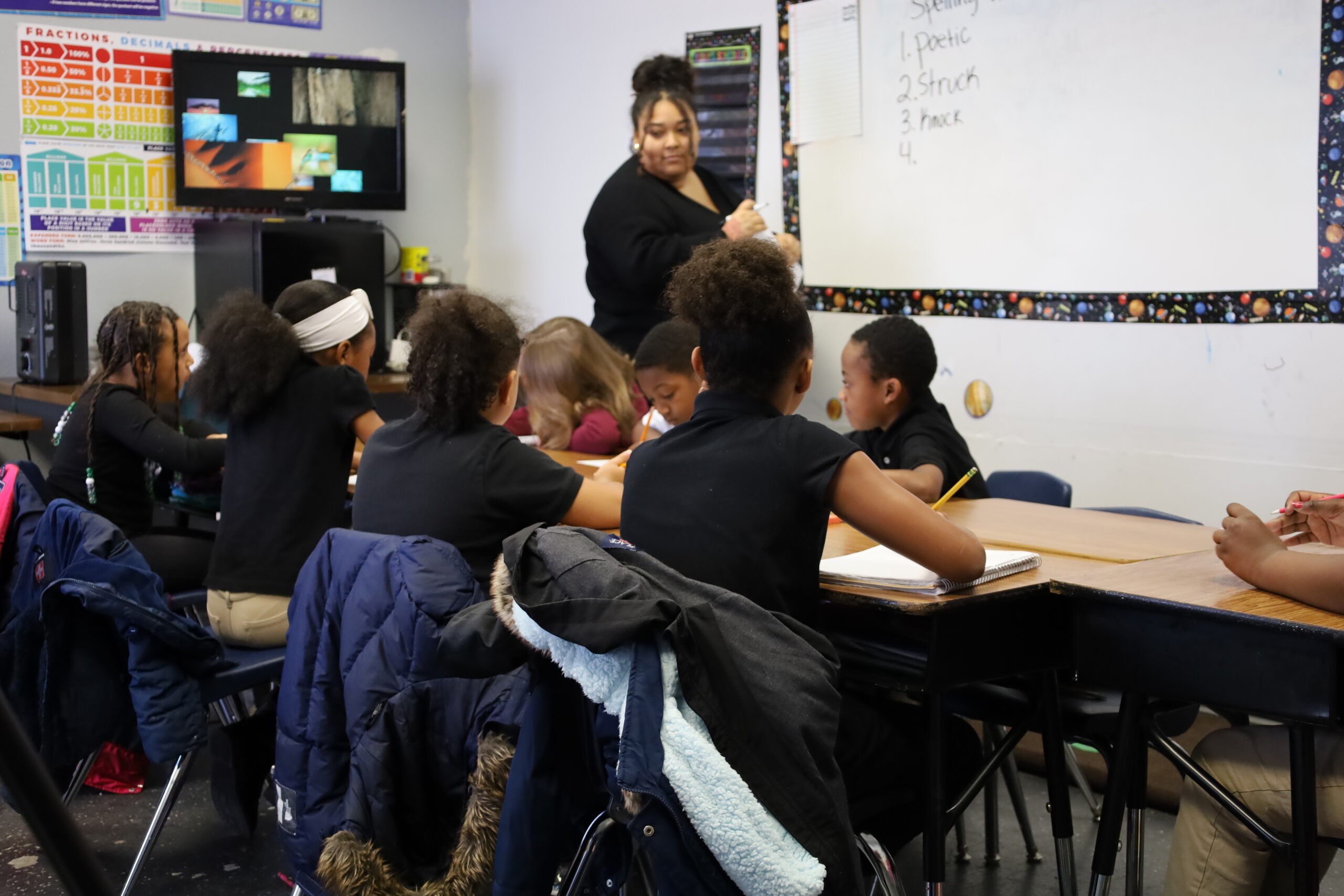 Students learning together at J.W. Reed Christian Academy