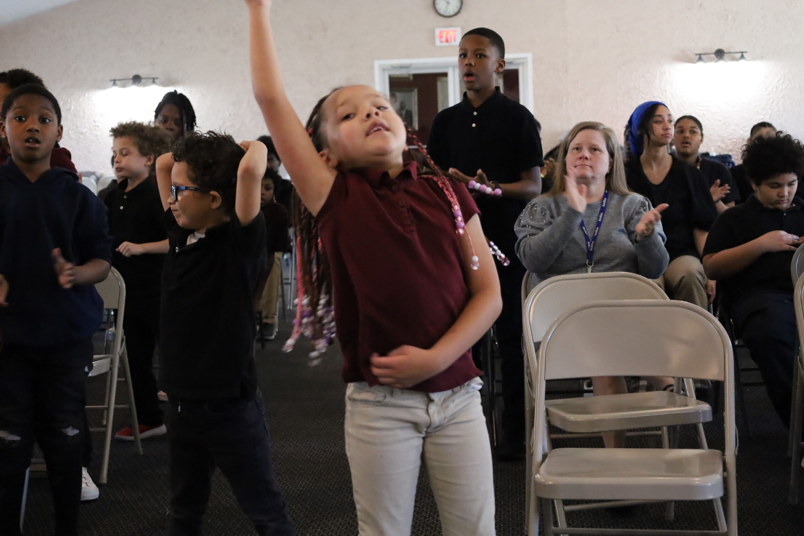 J.W. Reed Christian Academy student participating in a school activity