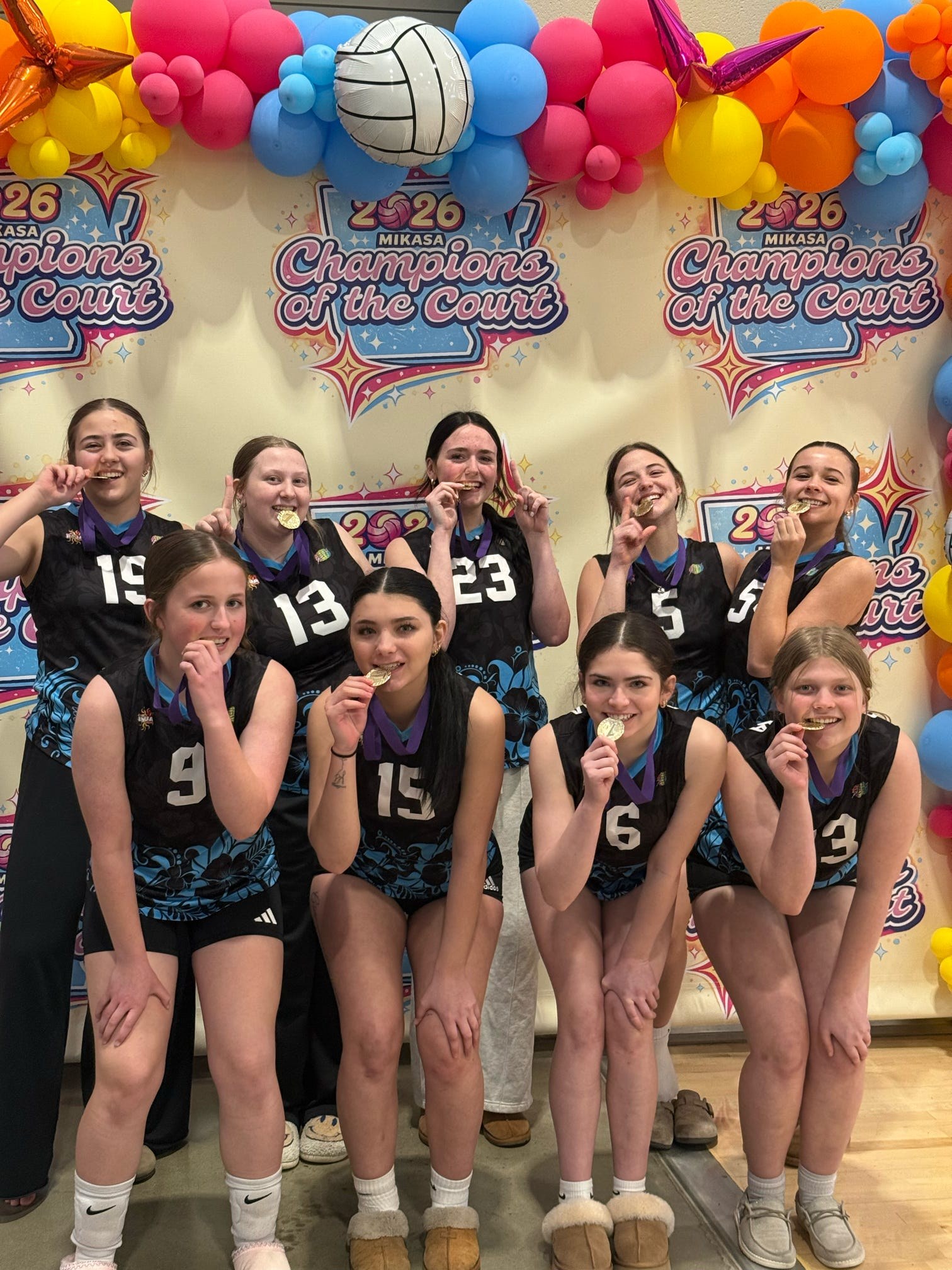 Club IMUA Volleyball athletes