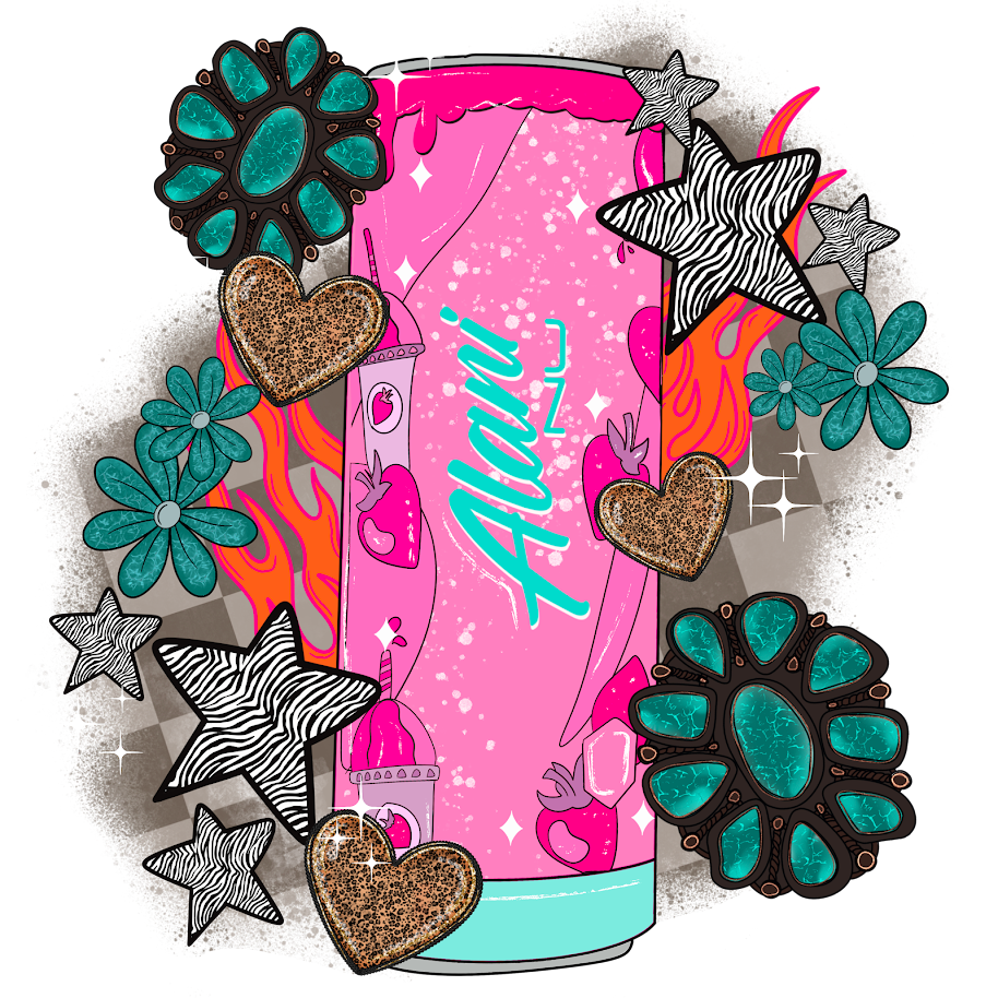 All the Punchy Drinks Tee detail