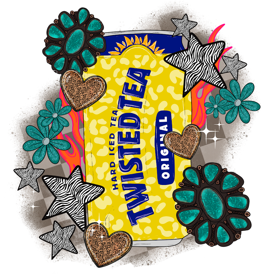 All the Punchy Drinks Tee detail