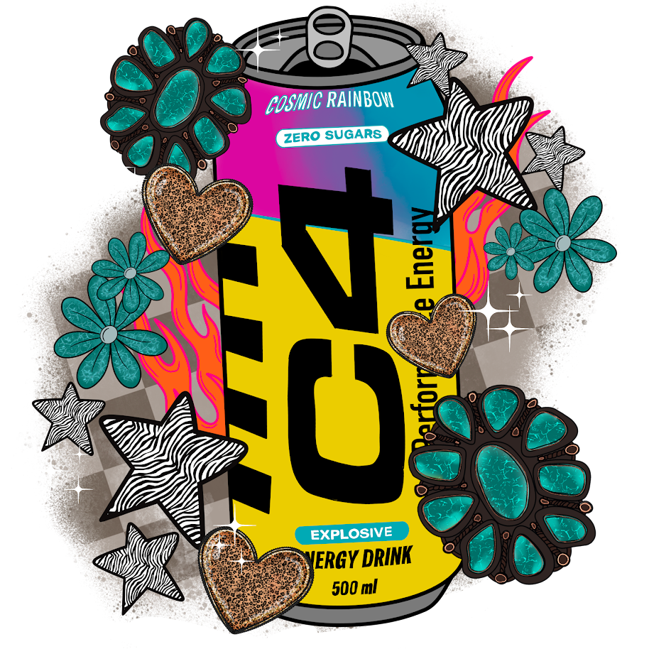 All the Punchy Drinks Tee detail