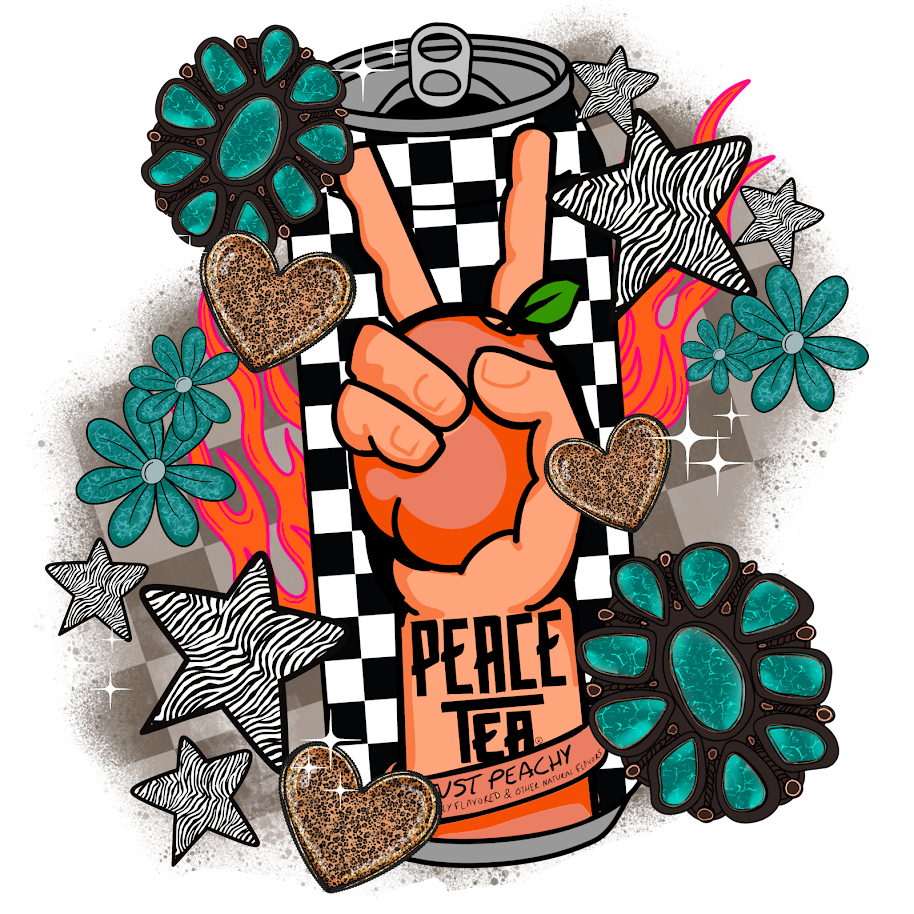 All the Punchy Drinks Tee detail