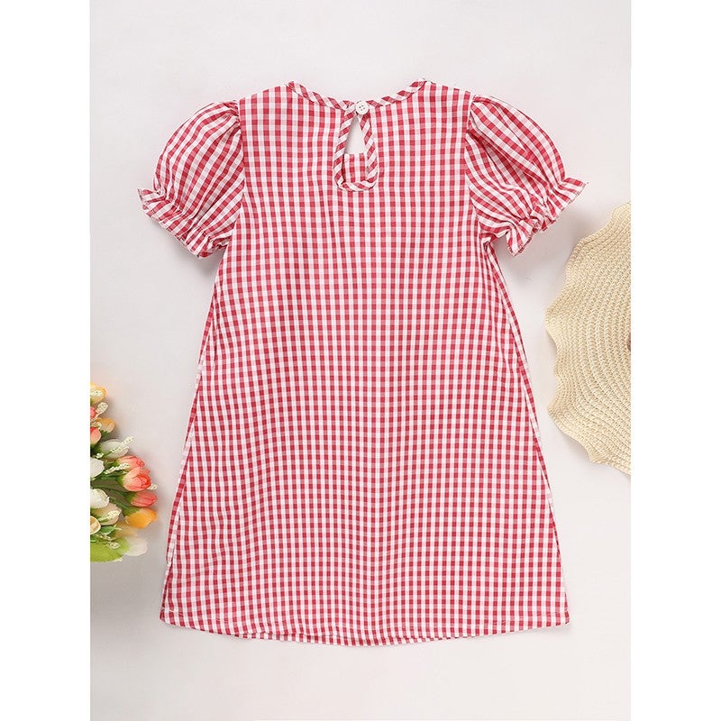 Back to School Smocked Dress detail