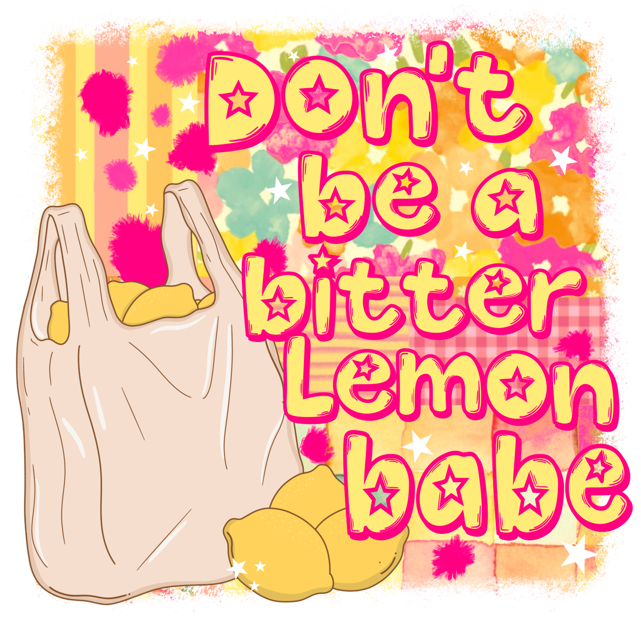 Bitter Lemon Tee detail