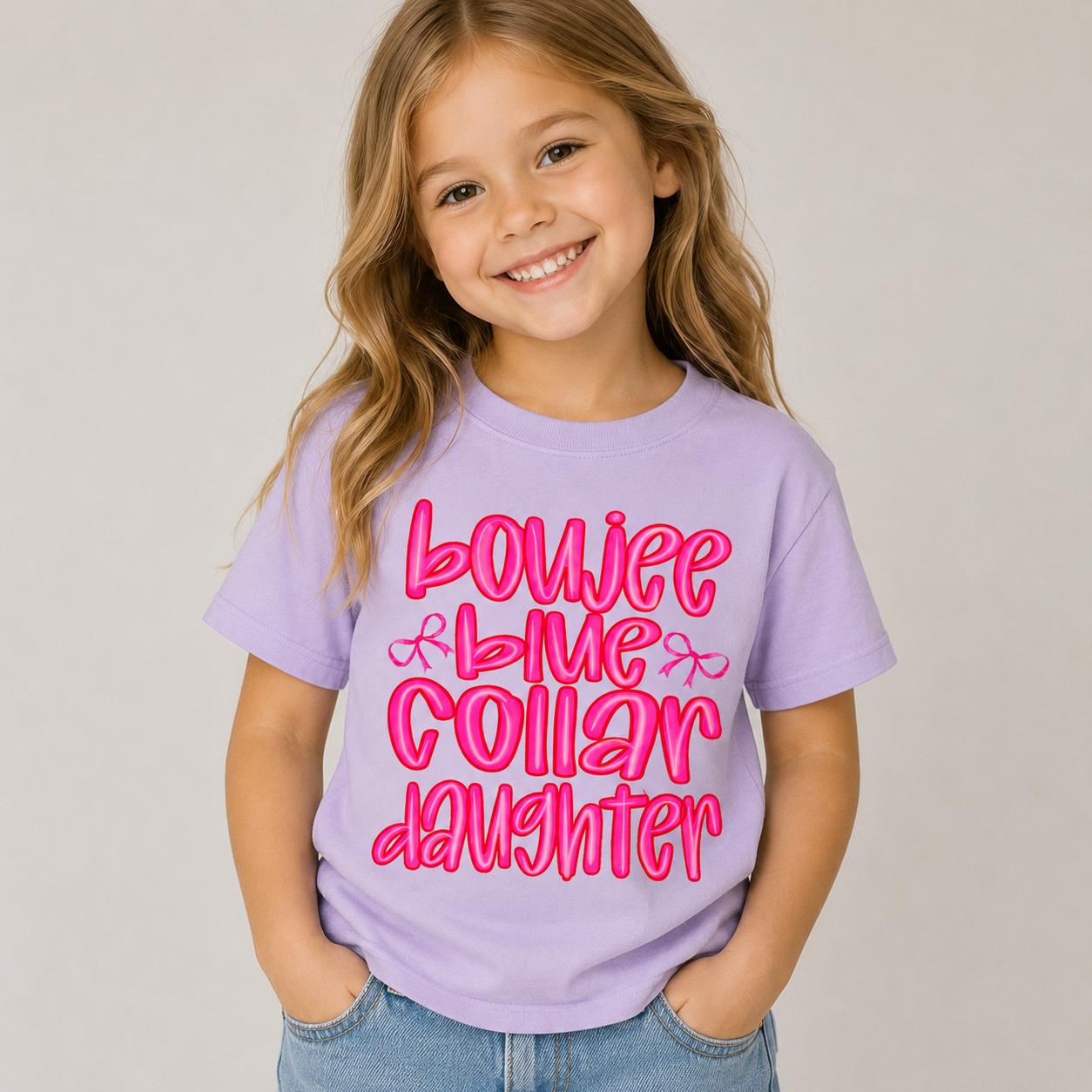 Bougie Blue Collar Daughter Tee