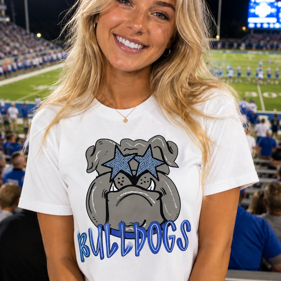 Bulldog Star Tee detail
