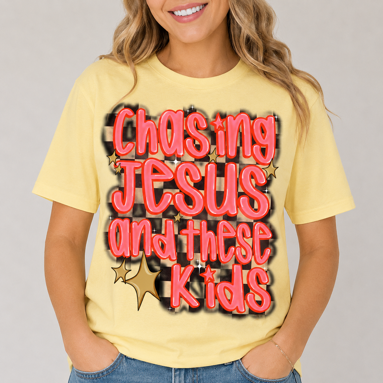 Chasing Jesus and these kids Tee