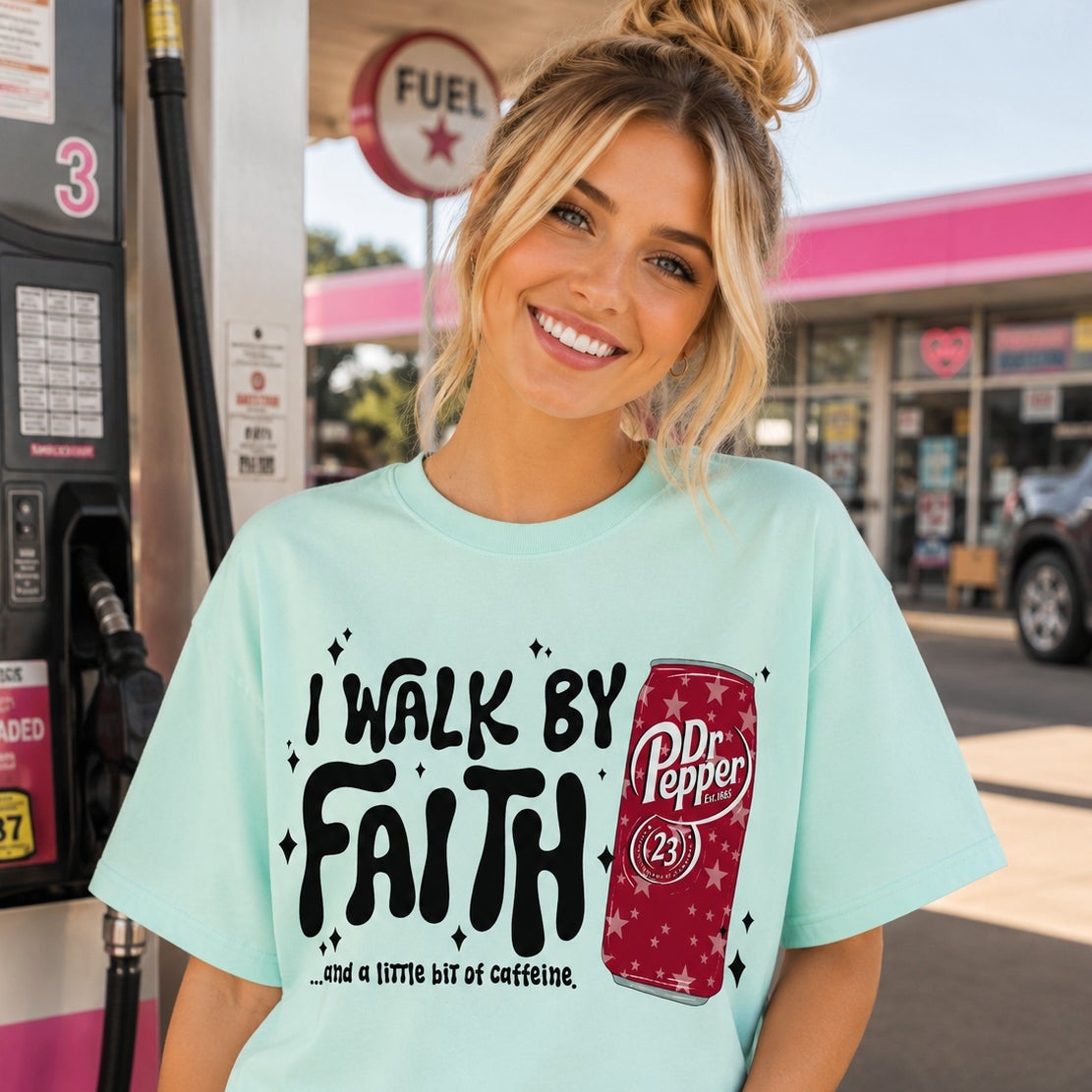 Faith & Dr. Pepper Tee
