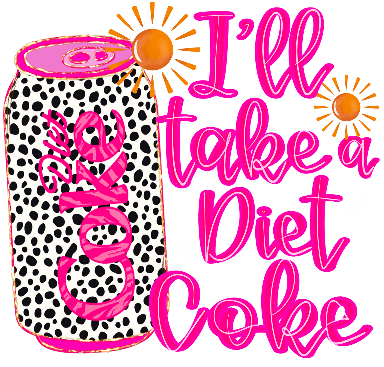 I'll take a Diet Coke Tee detail
