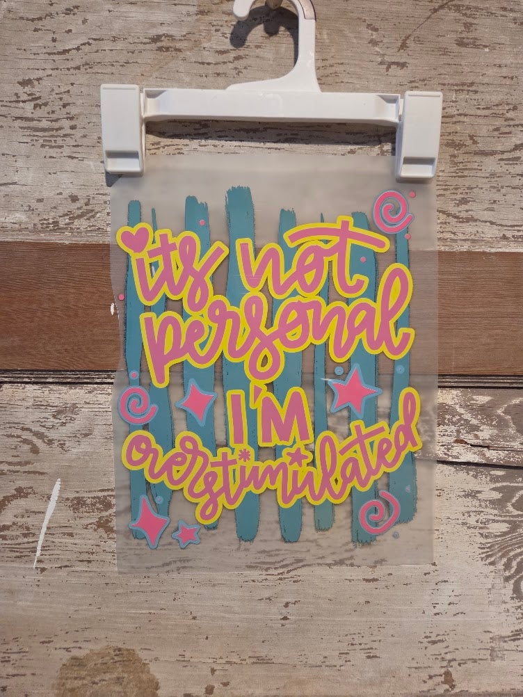 It's not personal