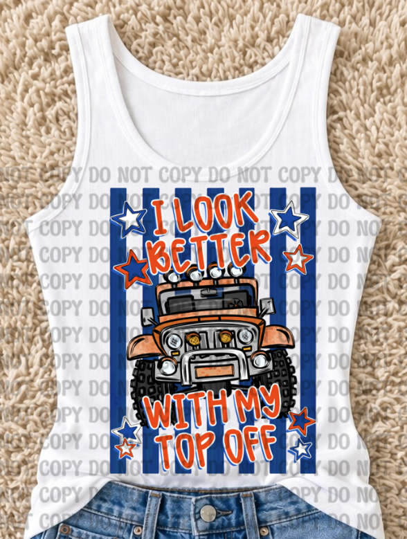 Jeep- I look Better with my Top Off! detail