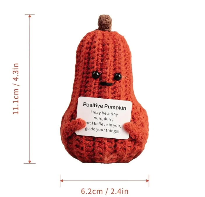 Positive Crochet Desk Sitters detail