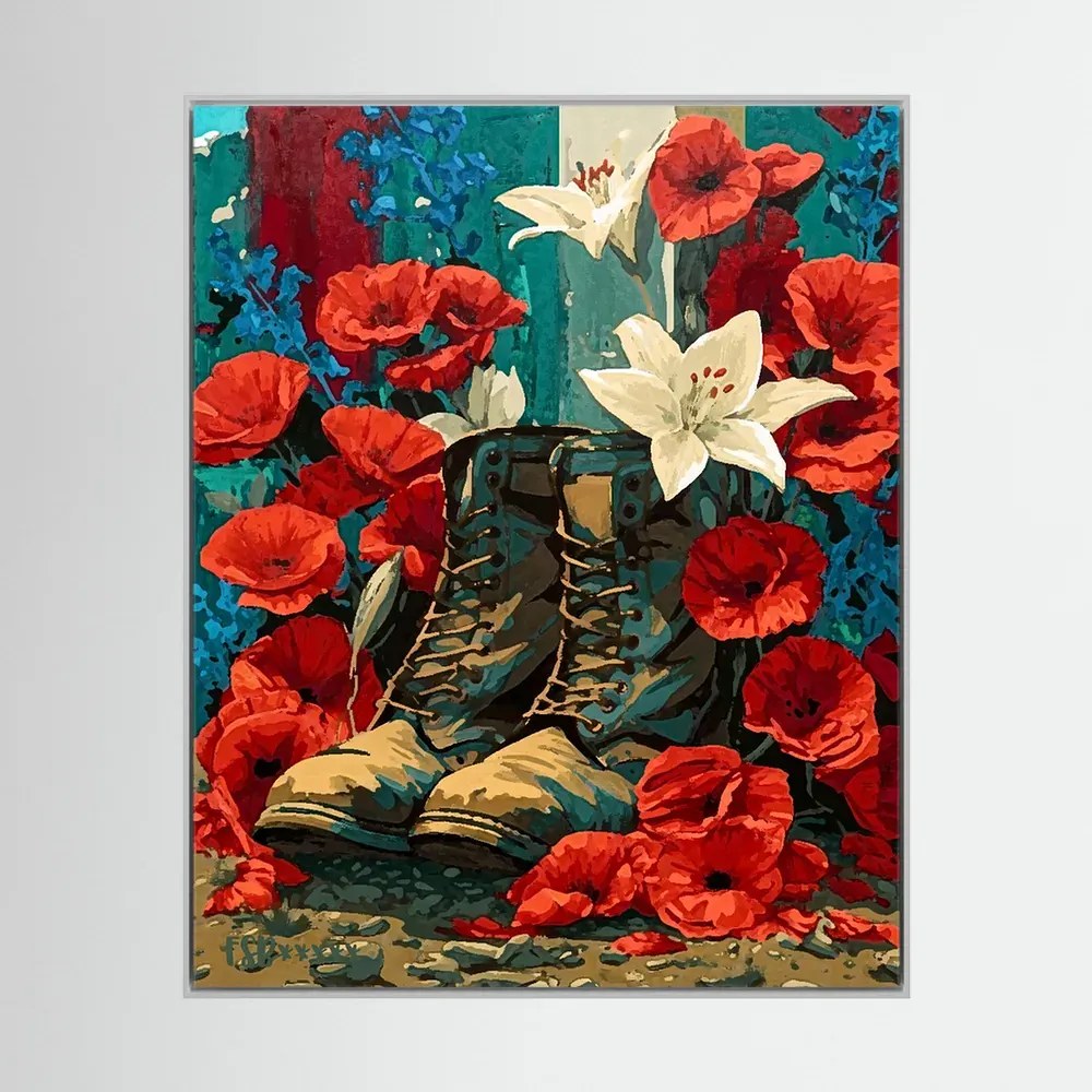 Honor canvas artwork, view 2