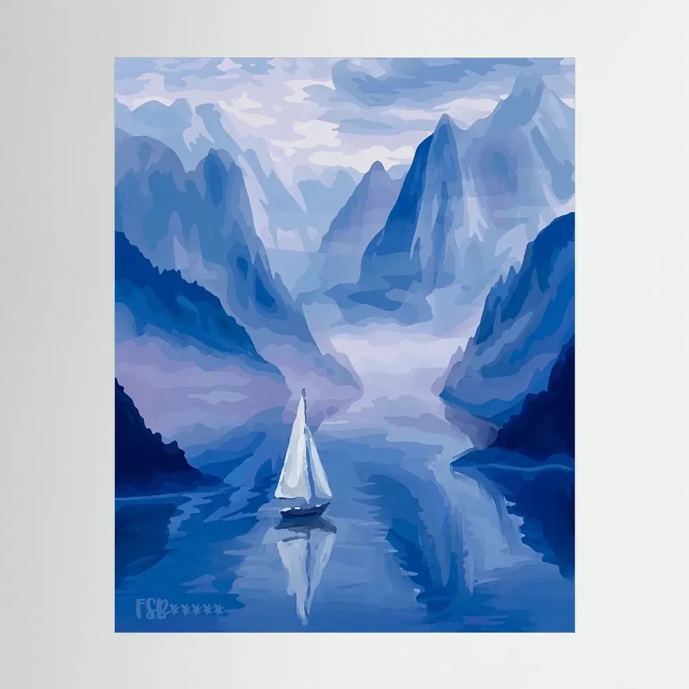Misty Silence canvas artwork by FiveStarBonus