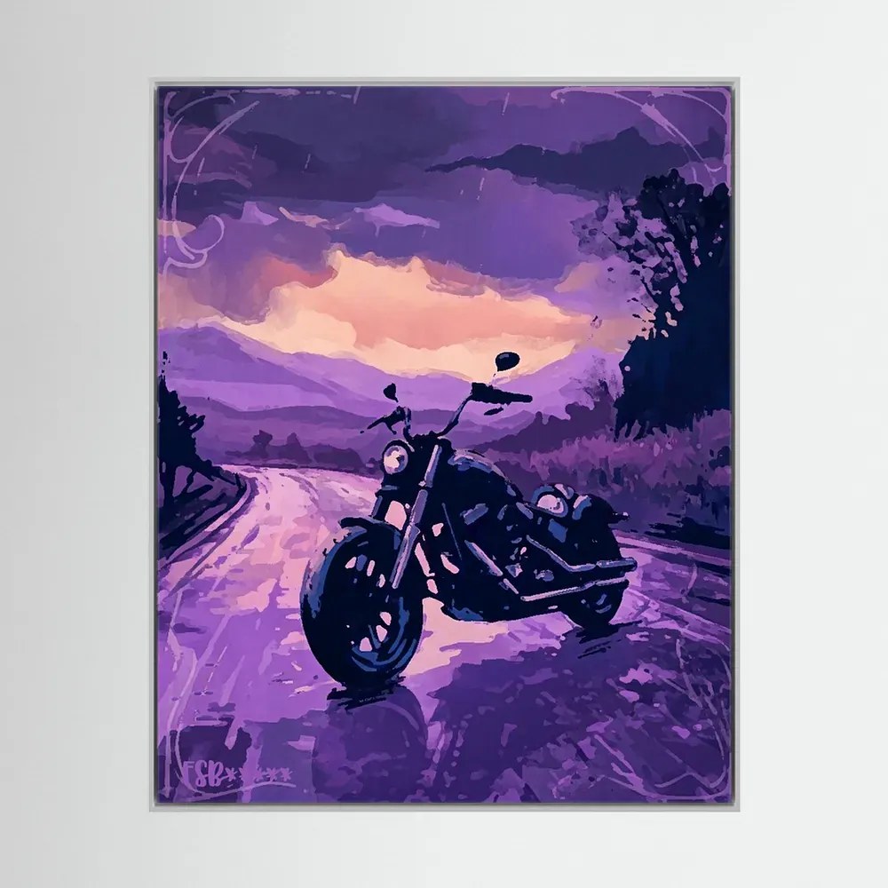 Shades of Rain canvas artwork, view 3