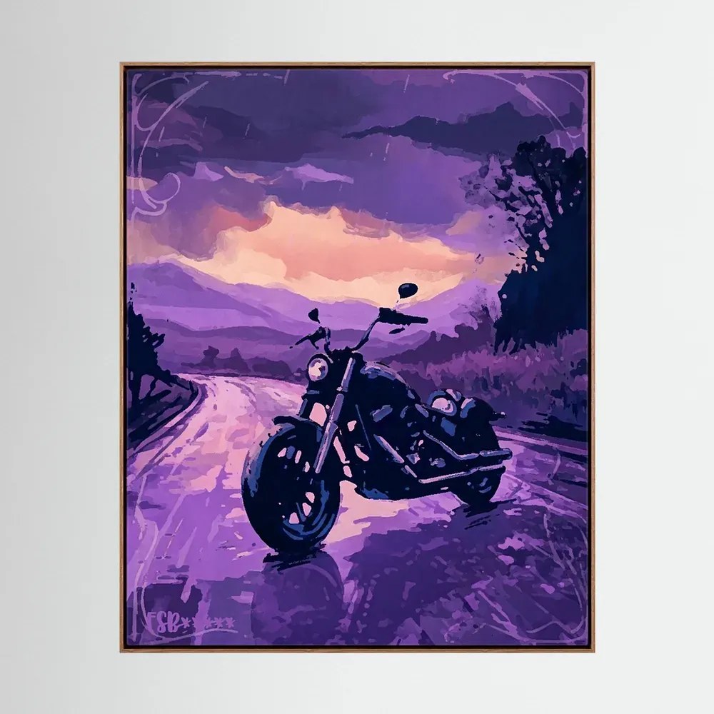 Shades of Rain canvas artwork, view 5