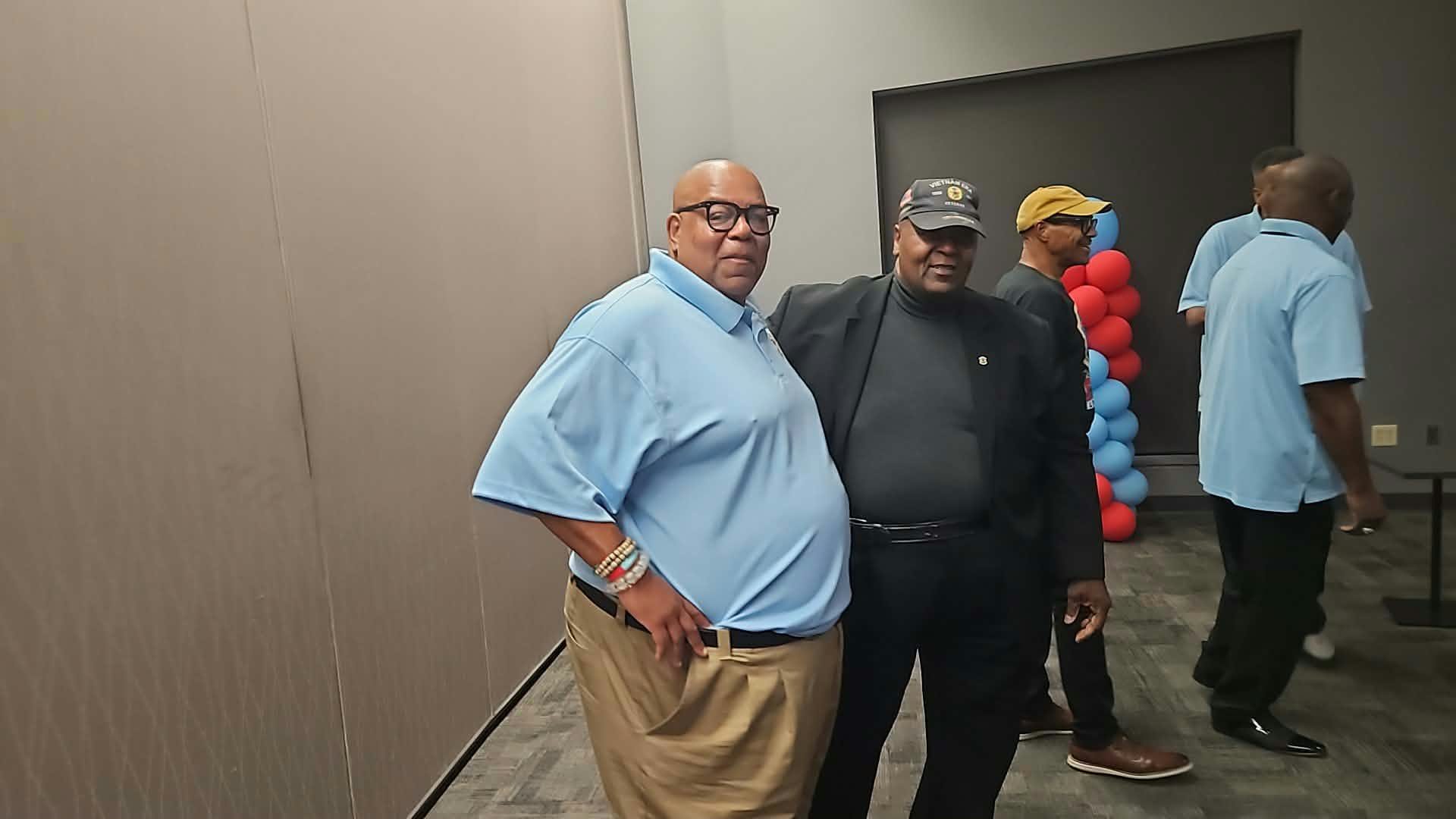 Grandmaster Kemmerlin, second from left, at the October 2026 Delaware State Homecoming gathering
