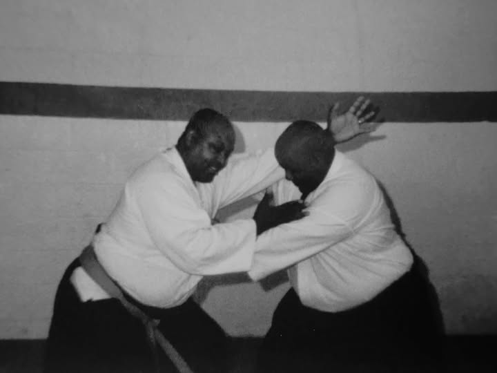 Grandmaster Ralph Anthony Kemmerlin, Sr. training with Master Charlie James Hannah, Jr.