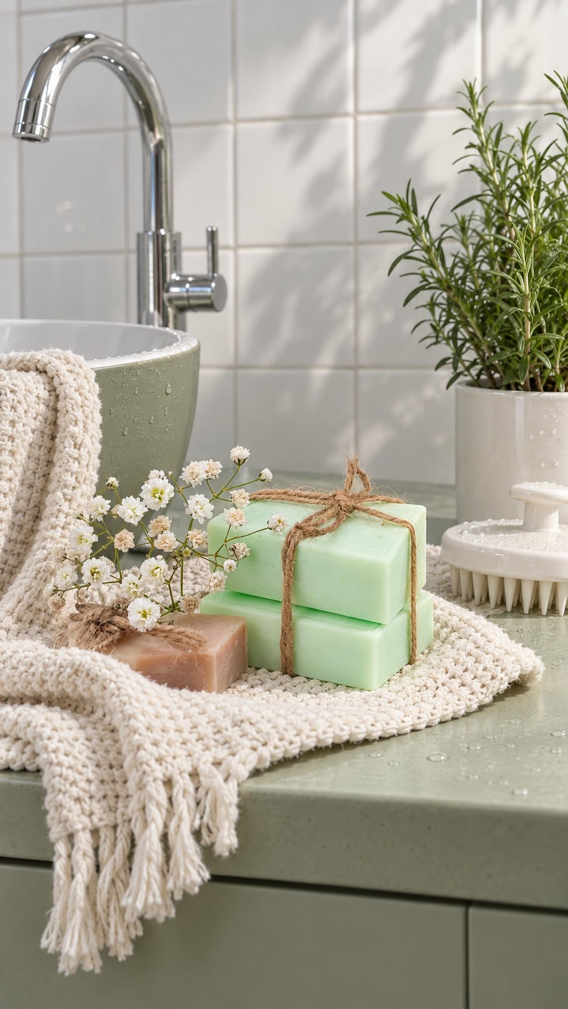 African Violet & Jasmine Lime Soap Scrub