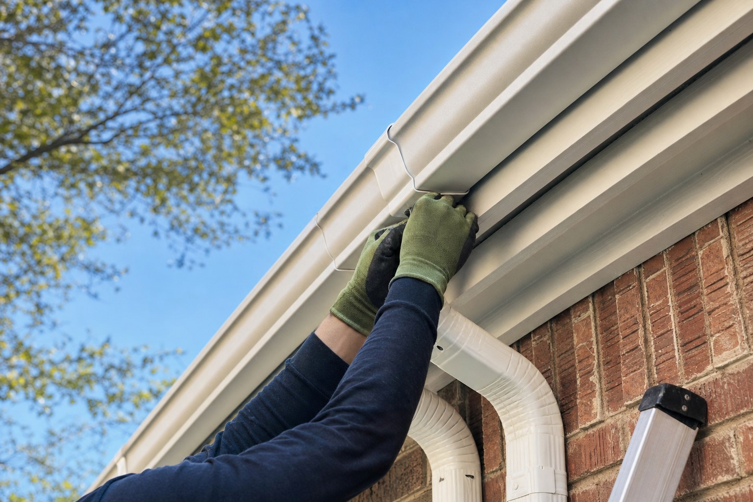 Exterior property repair work