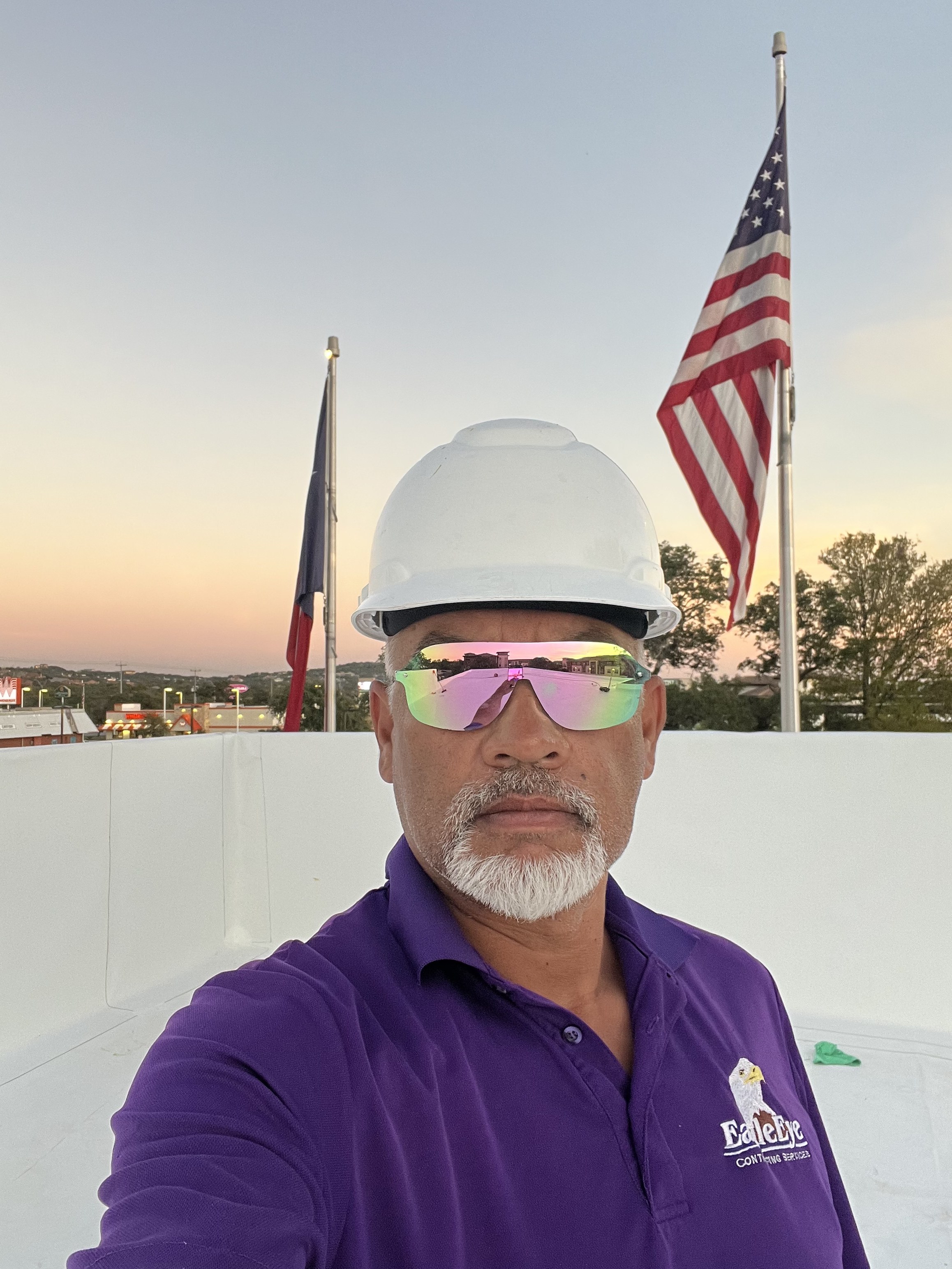 Rey Alaniz, owner of Eagle Eye Roofing and Contracting Services