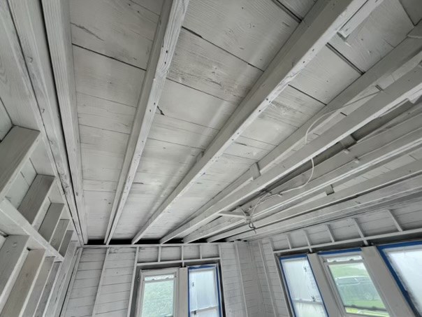 Reconstructed interior ceiling structure
