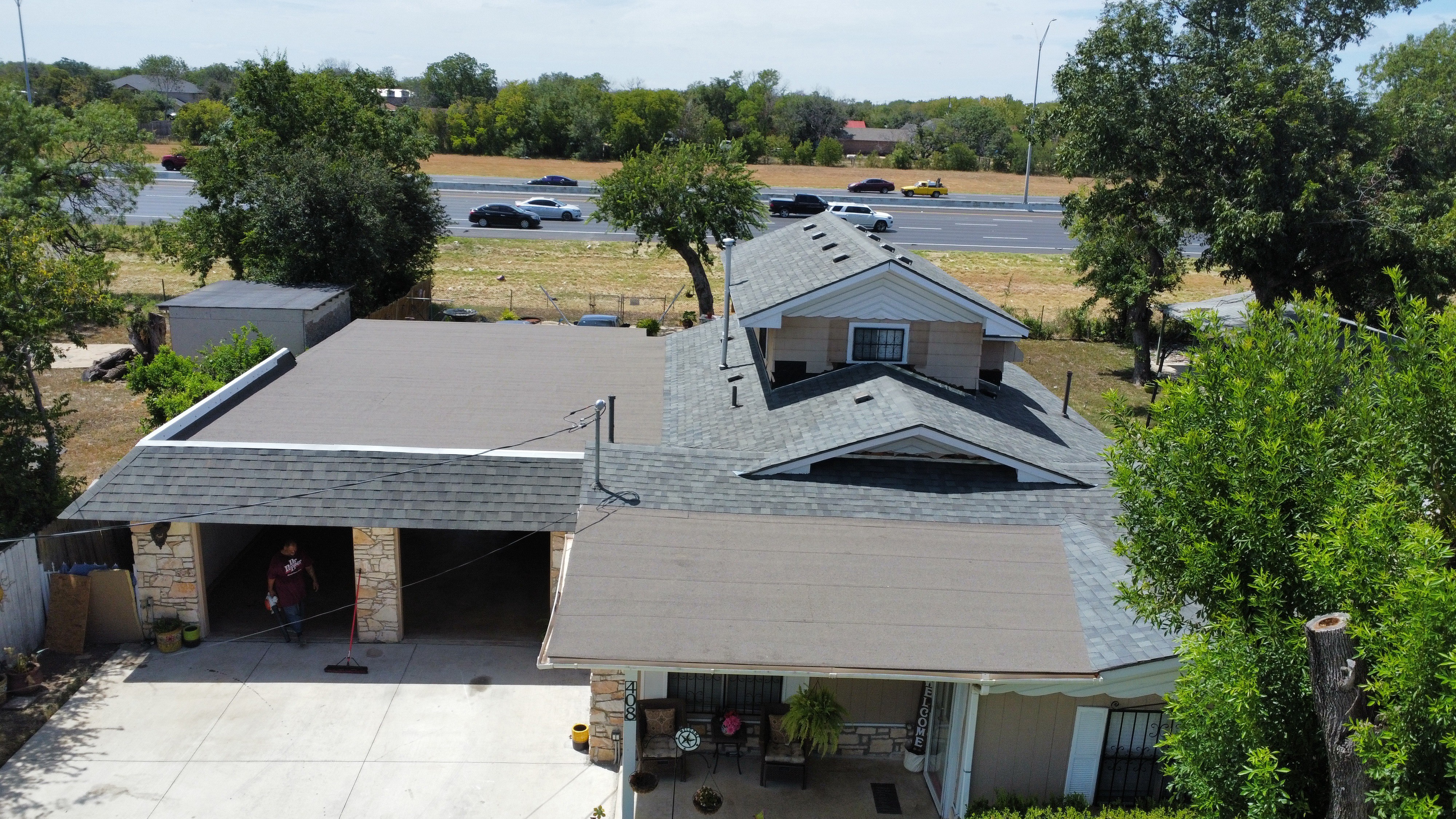 Residential roof replacement completed by Eagle Eye