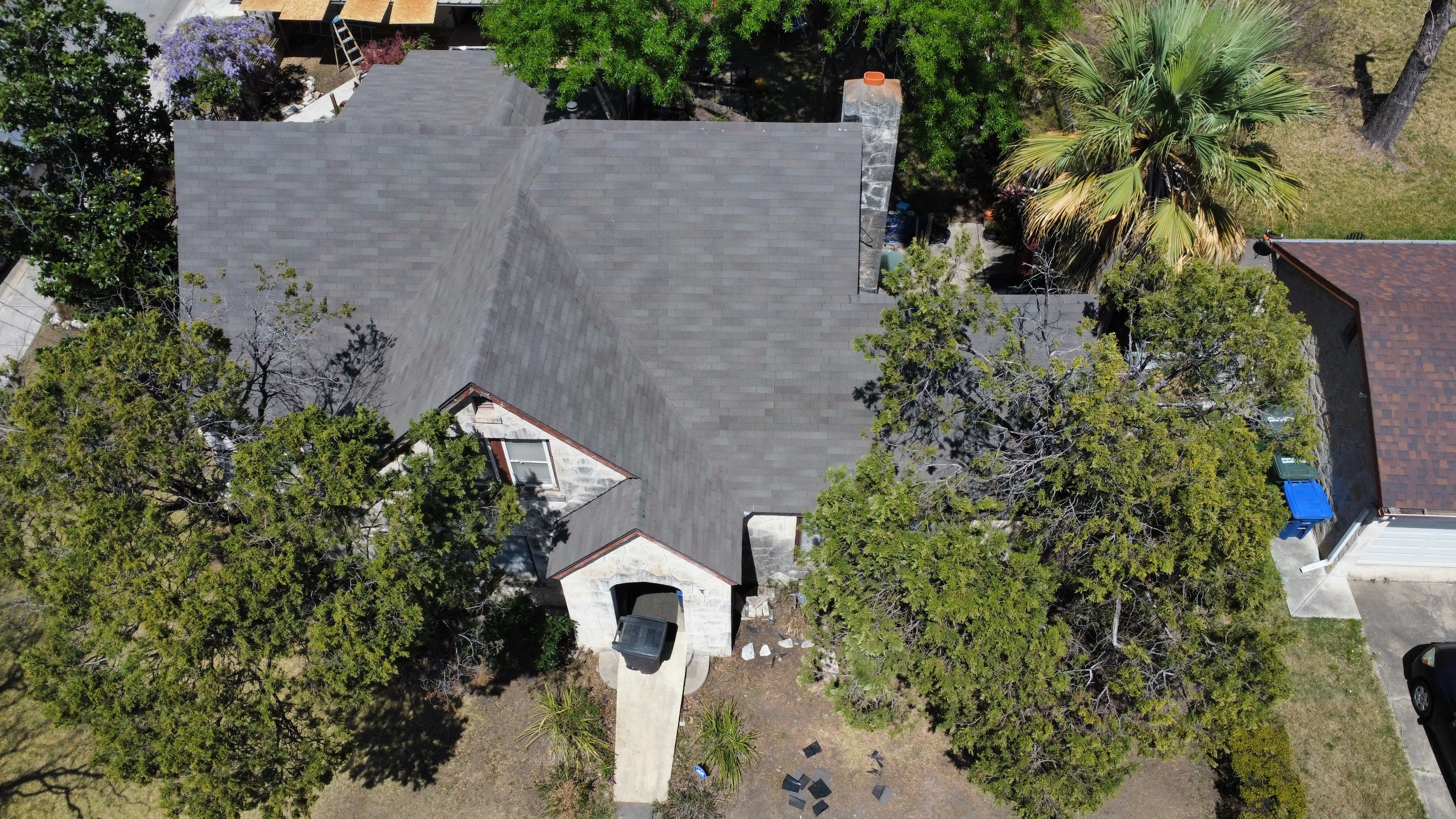 Finished roof replacement on restored home