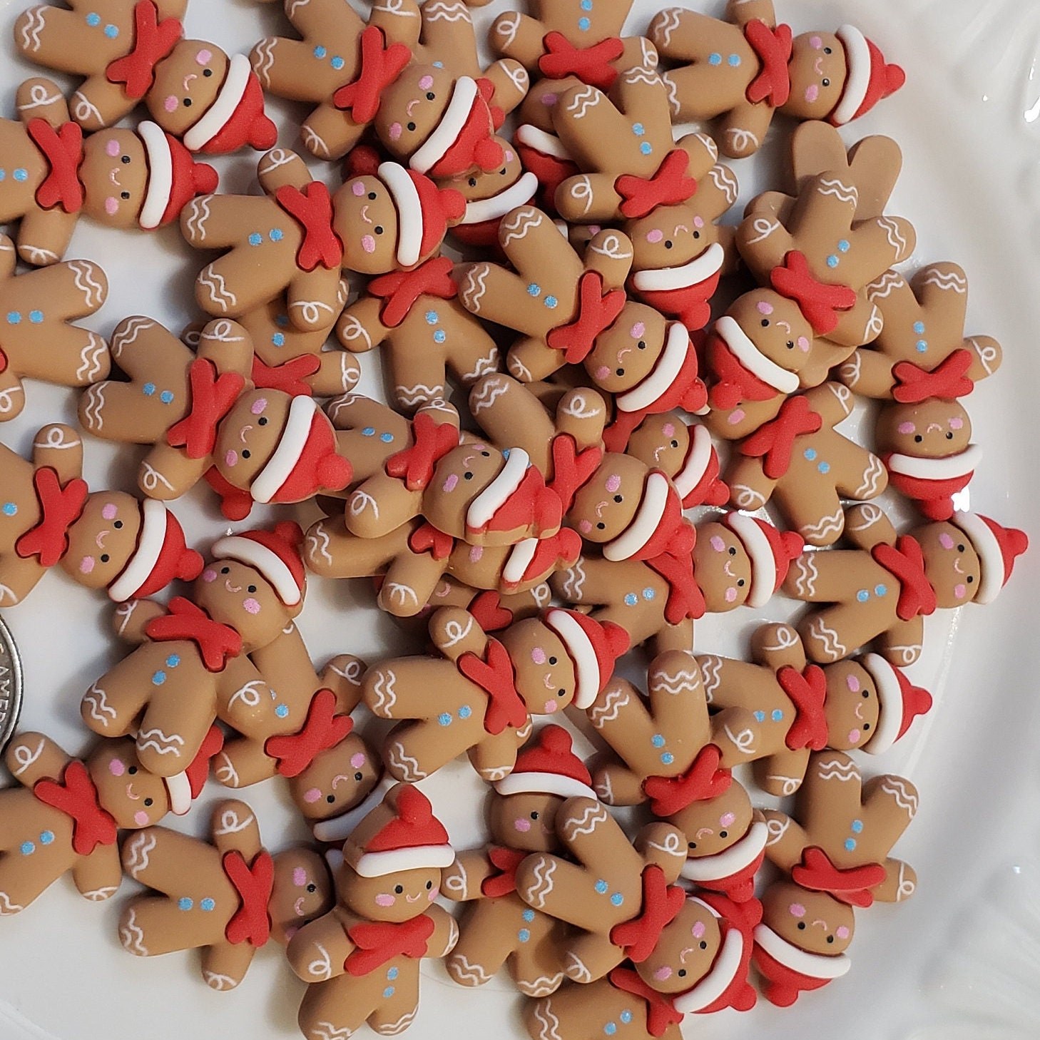 Gingerbread cabochons