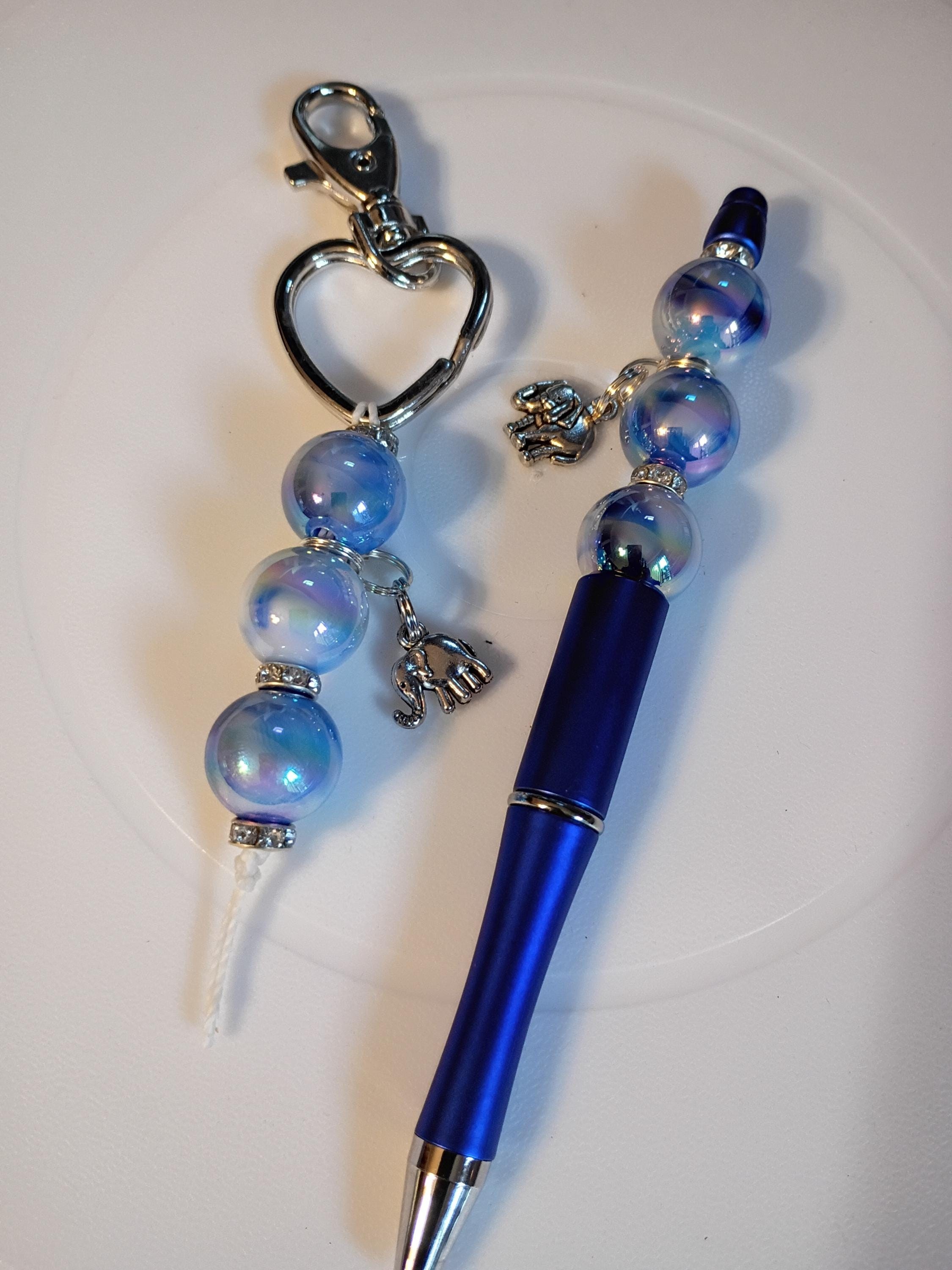 Beaded ink pen sets