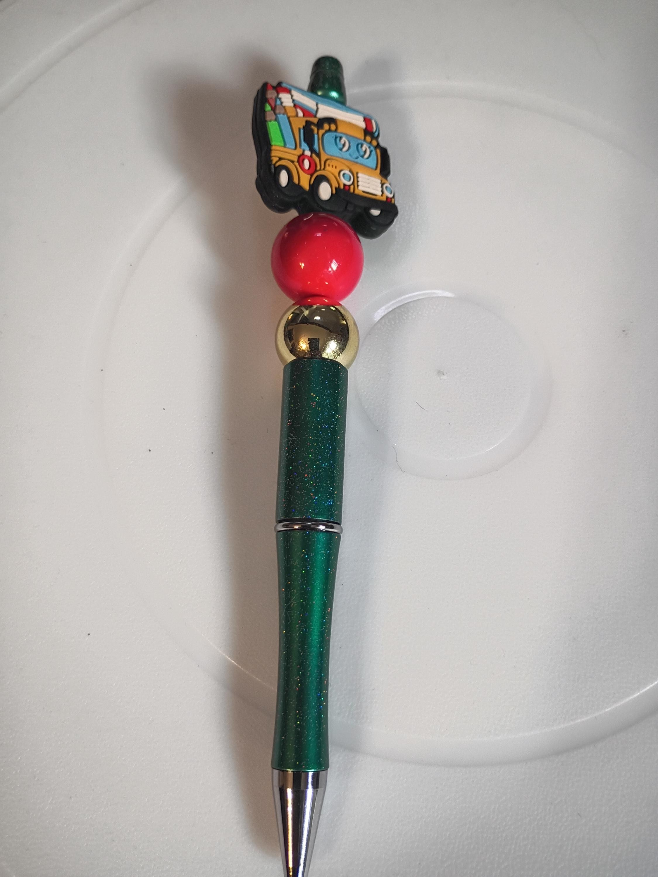 Beaded ink pens, view 2