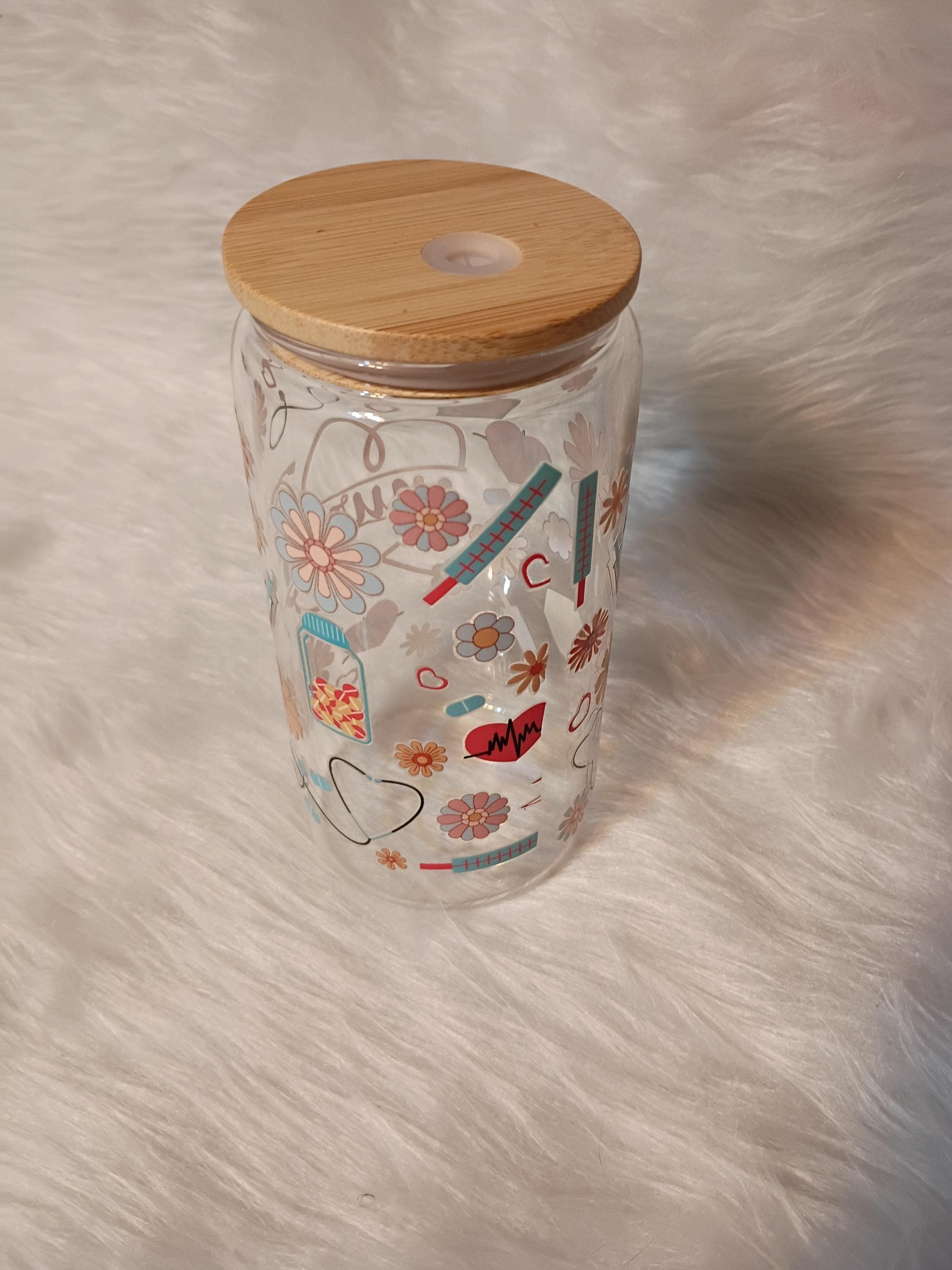 Glass tumbler cup