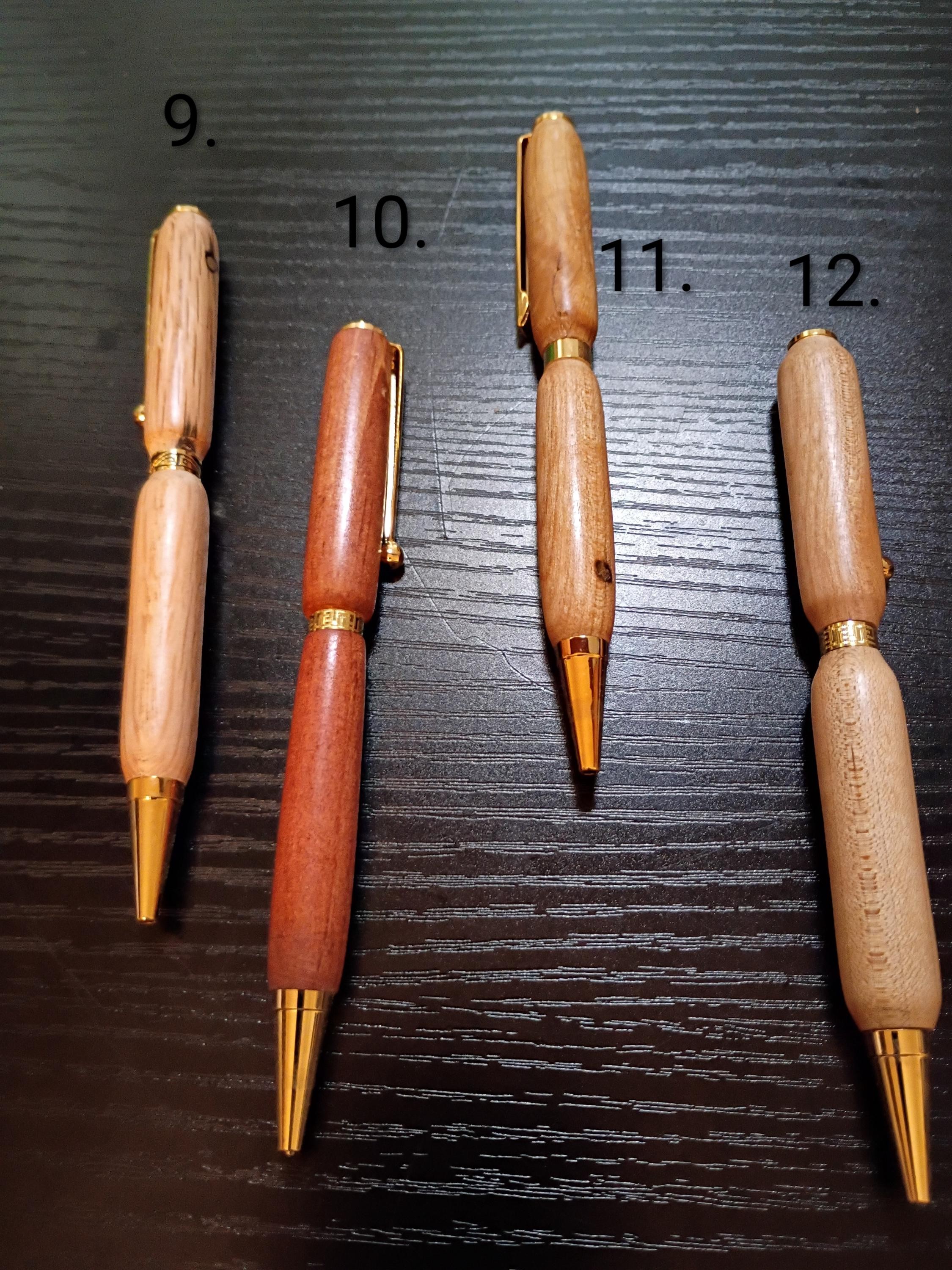 Handmade wooden ink pens, view 4
