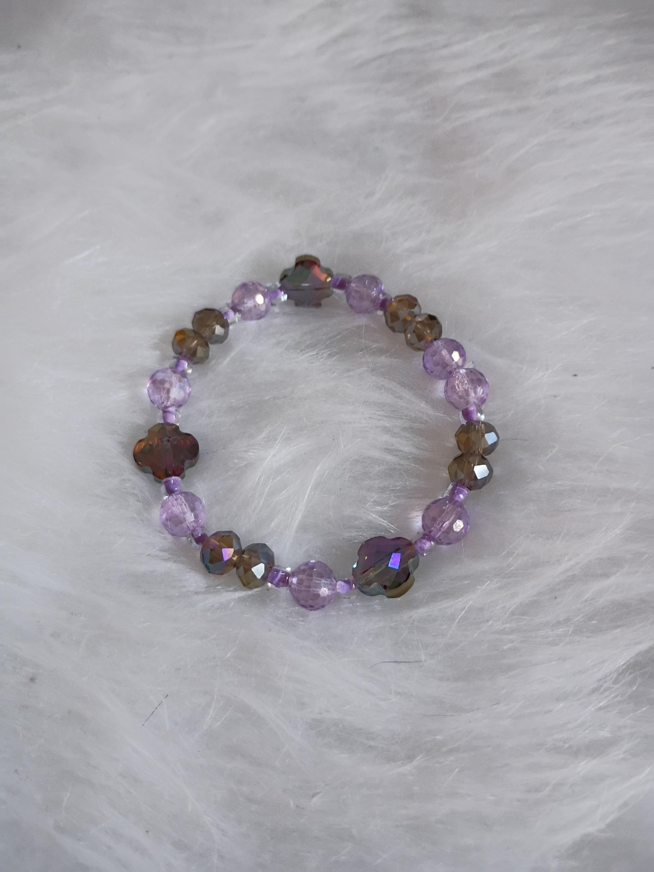 Purple Beaded Bracelet, view 4