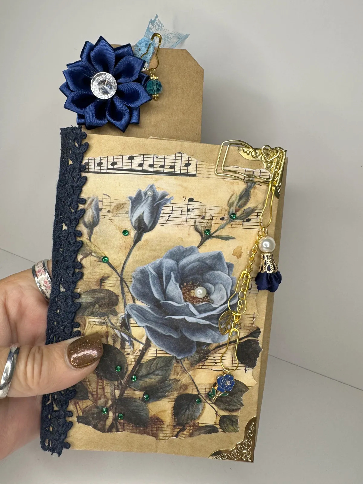 Rustic Blue Rose