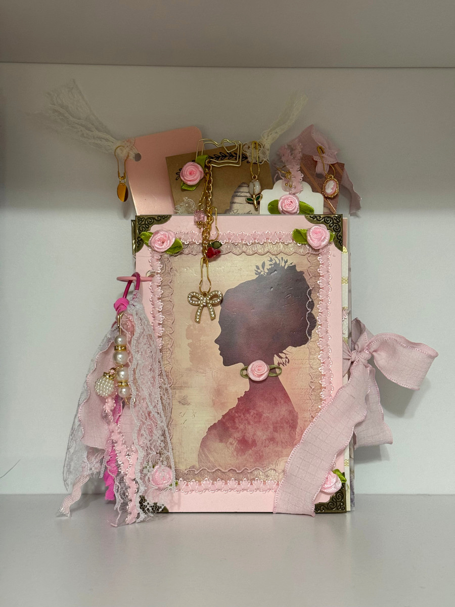 Pink Rose Silhouette