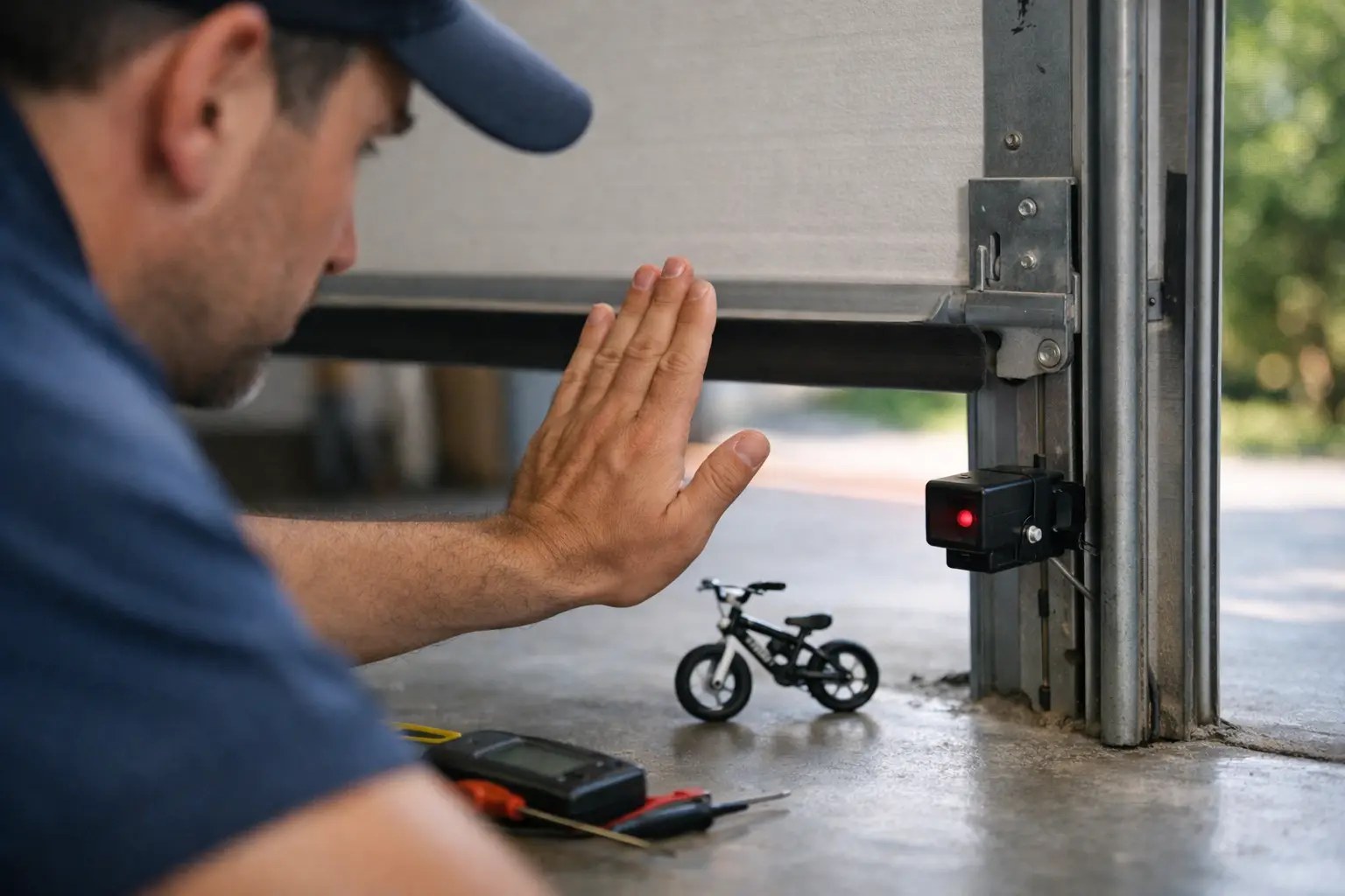Garage door service photo