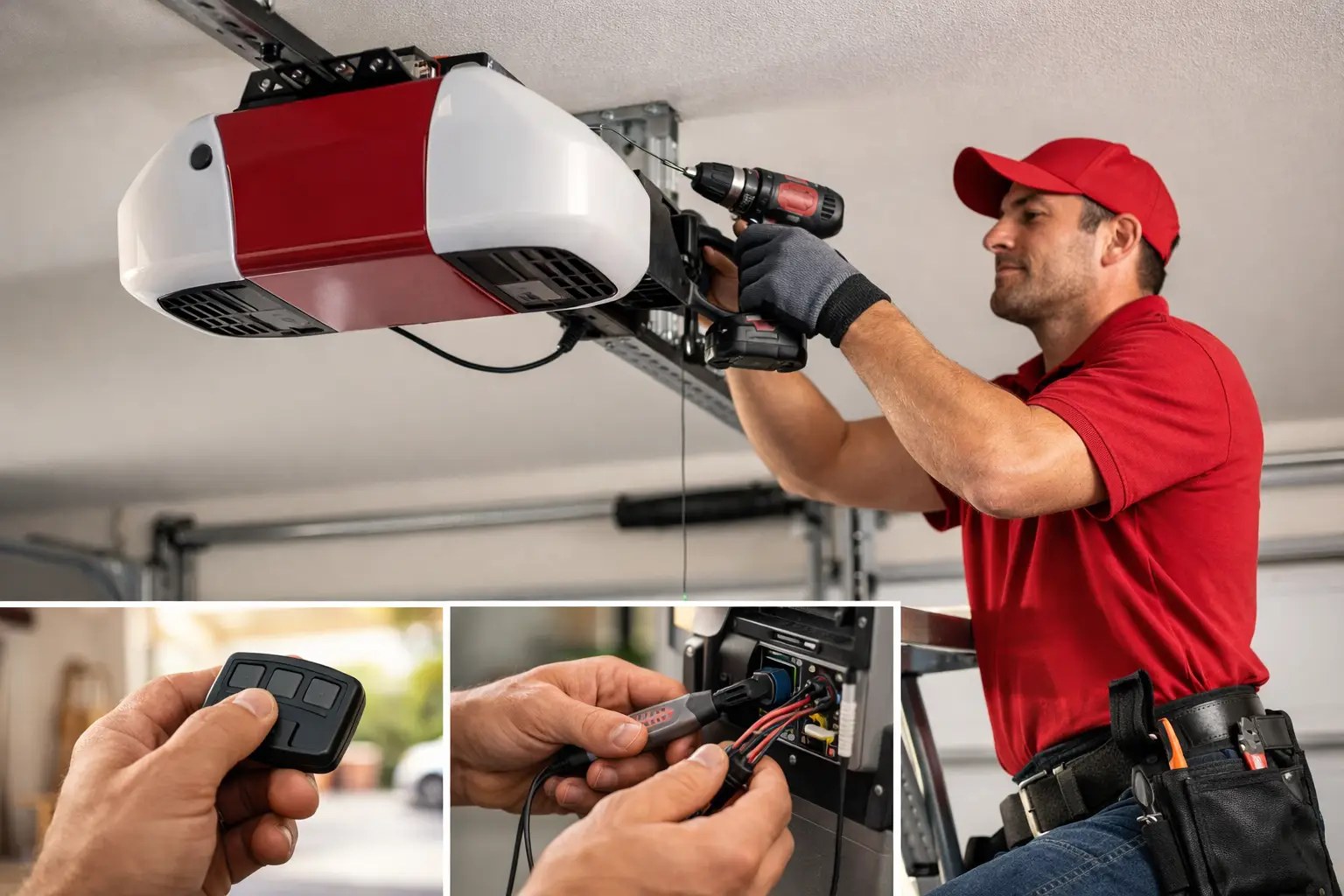 Garage door service photo