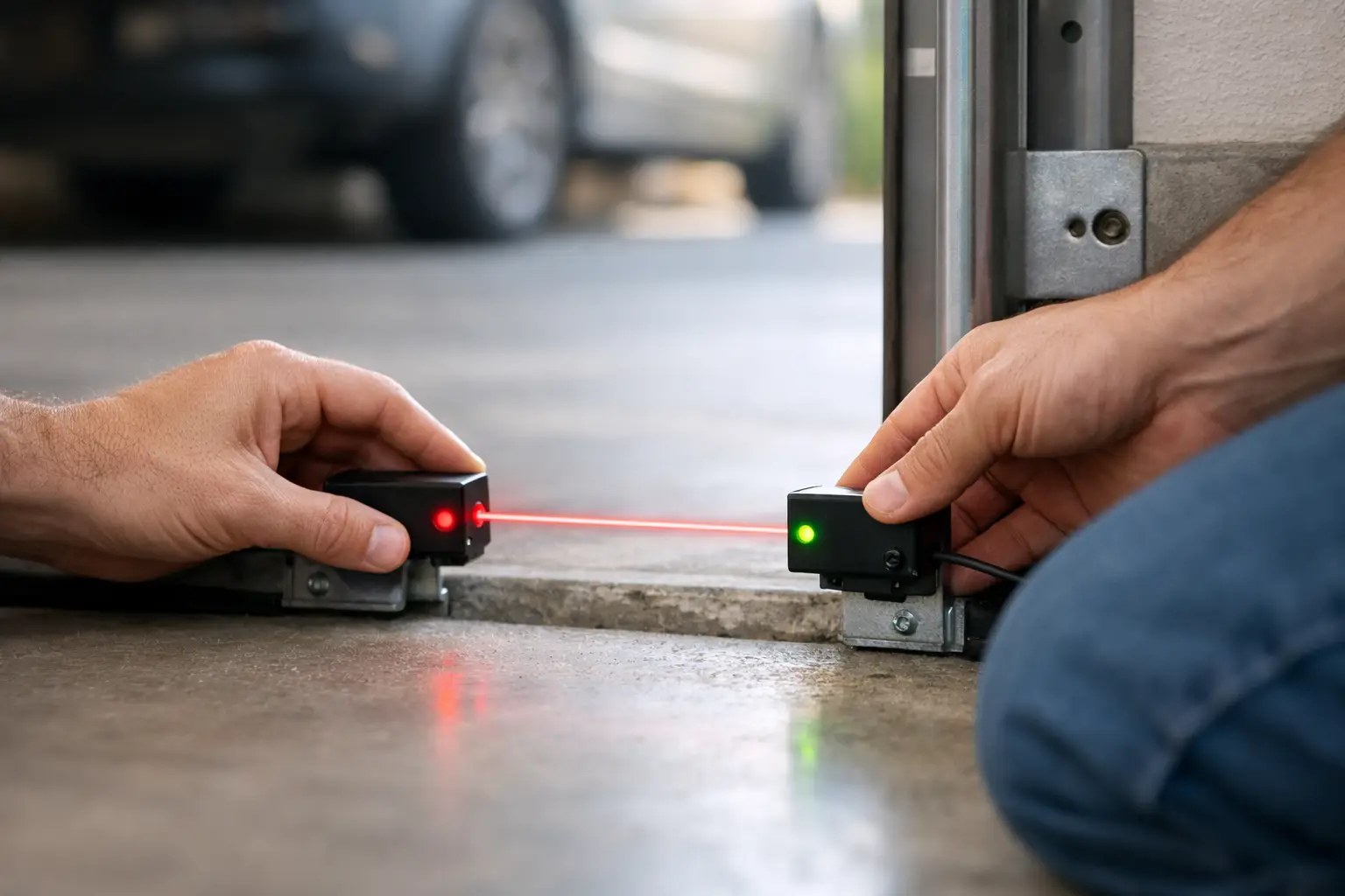 Garage door service photo