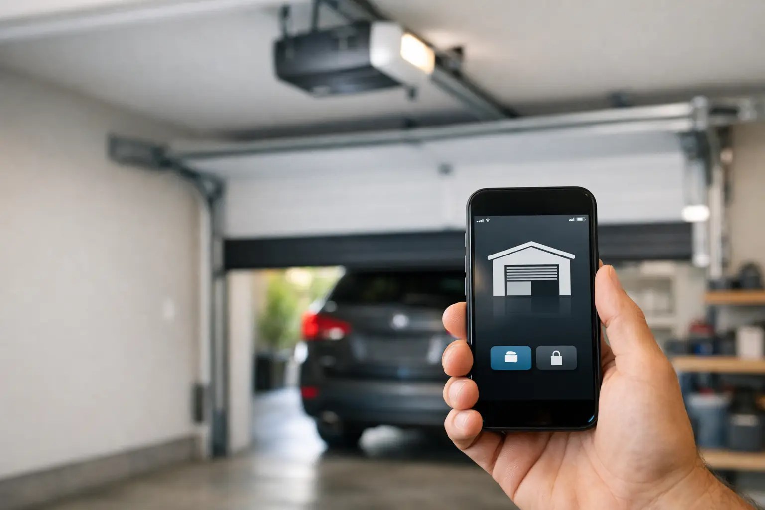Garage door service photo