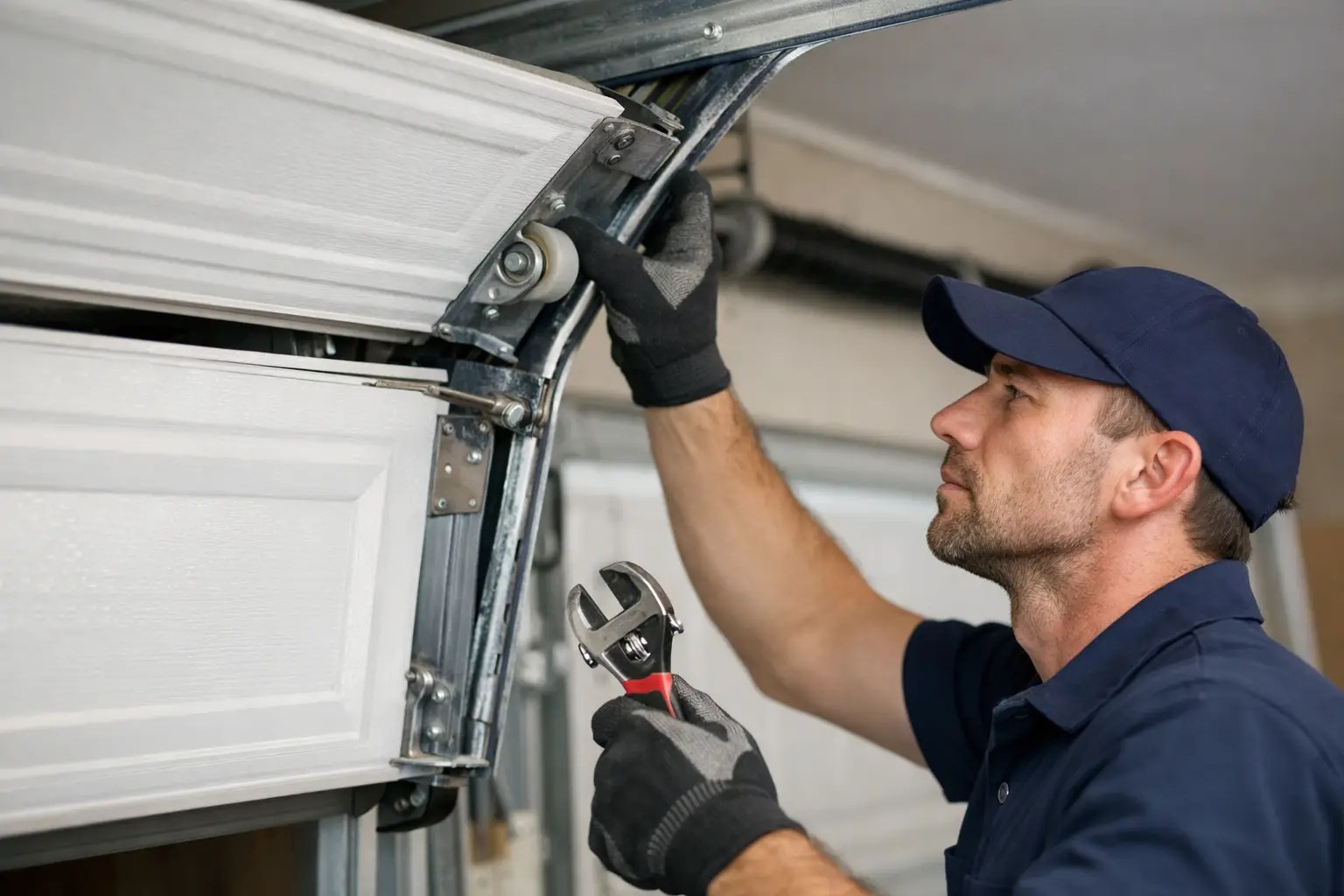 Garage door service photo
