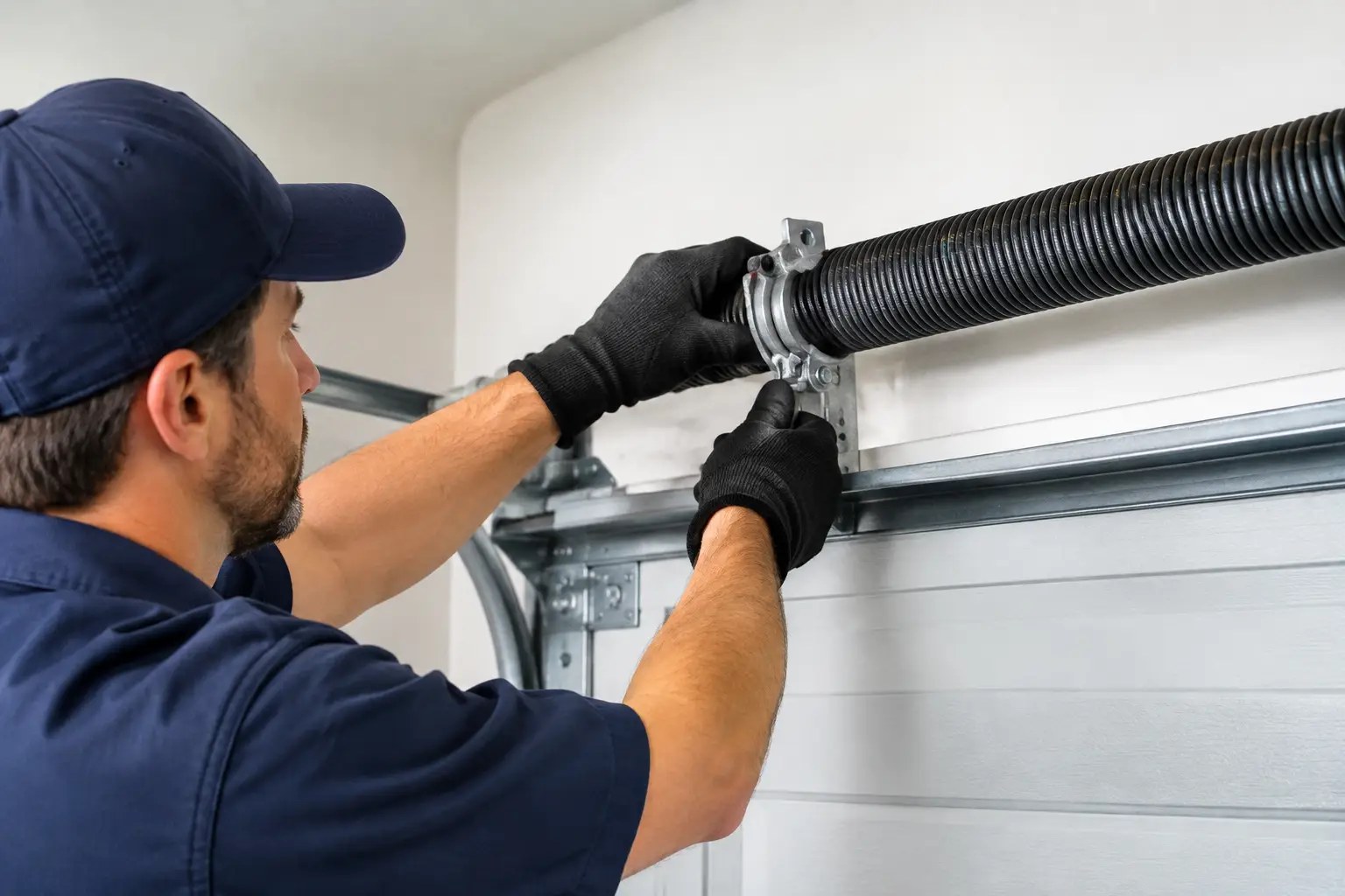 Garage door service photo