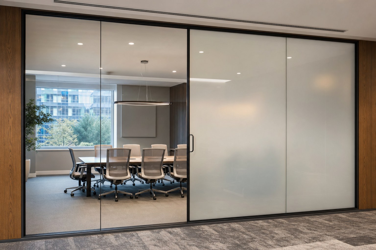 SmartSwitch Smart Films in a professional installation environment