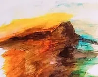 Butte at Sunset, additional artwork view